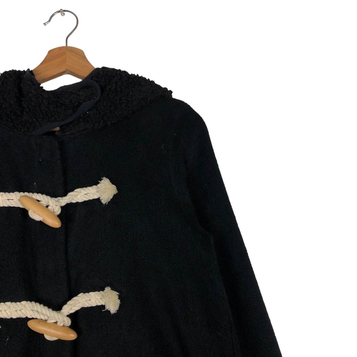 Issey Miyake 🔥Wool Biker Jacket Wood Button Mercibeaucoup Jevous Enprie Size US M / EU 48-50 / 2 - 6 Thumbnail