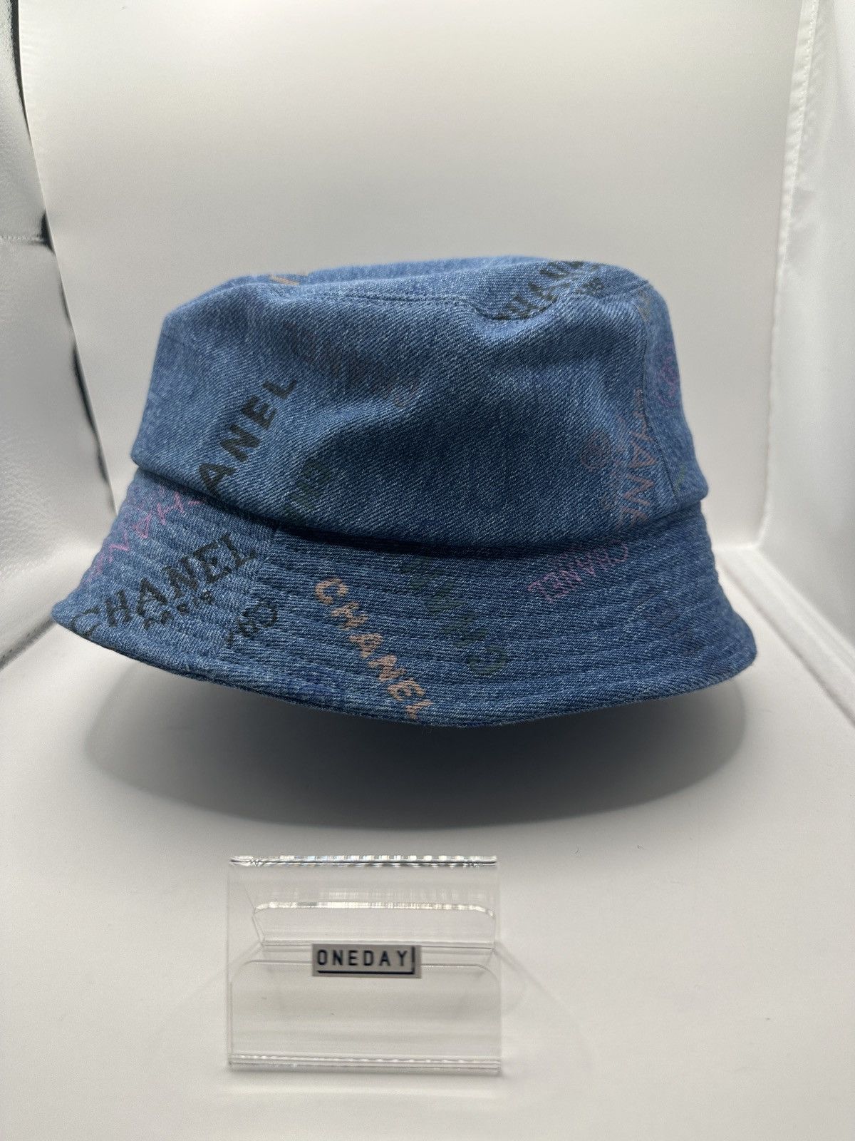 Chanel Chanel Bucket Hat Blue Denim Size ONE SIZE - 2 Thumbnail
