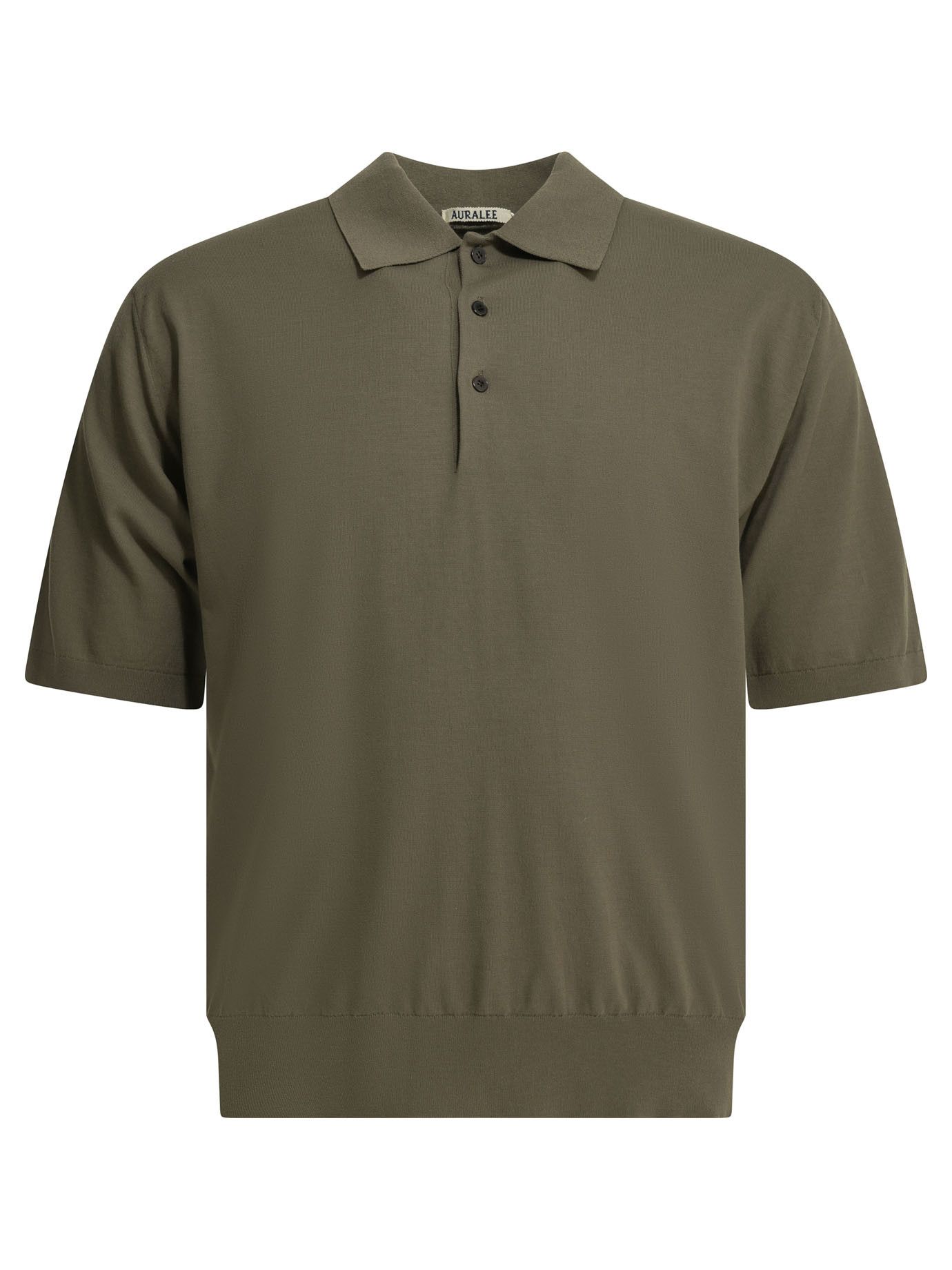 Auralee Auralee Black SUPER SOFT PIQUE BIG POLO | Grailed