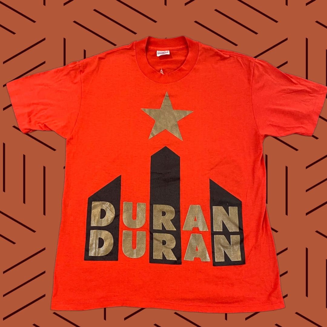 Ford VTG DURAN DURAN Shirt Mens XL Red Rock Pop Band Spring Ford USA 80s Mens XL Red Rock Pop Tee Size US XL / EU 56 / 4 - 1 Thumbnail