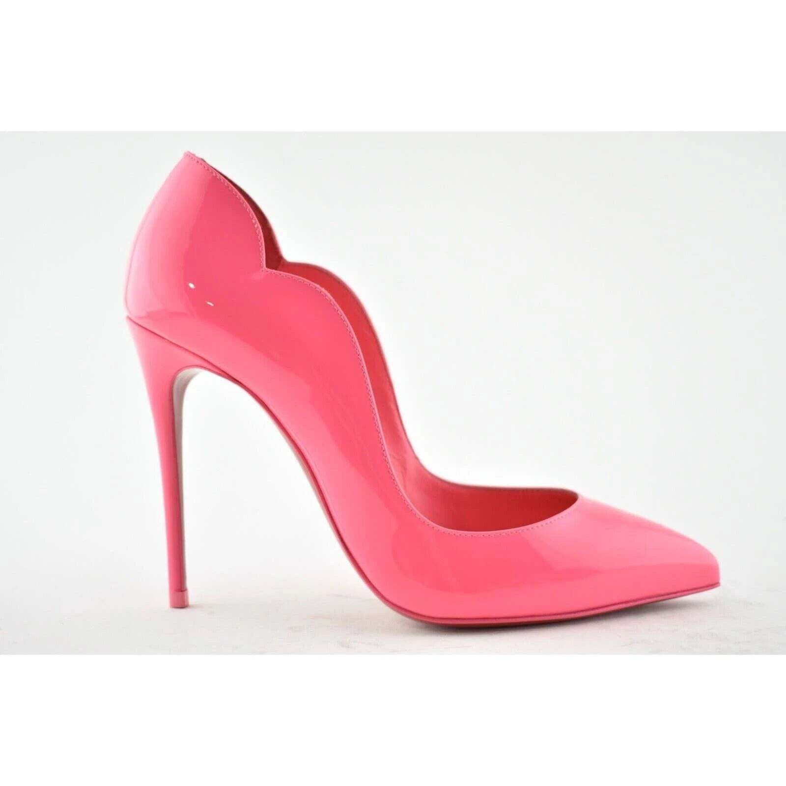 Christian Louboutin Christian Louboutin Hot Chick 100 Magnifique Pink Patent Size US 5 / IT 35 - 2 Thumbnail