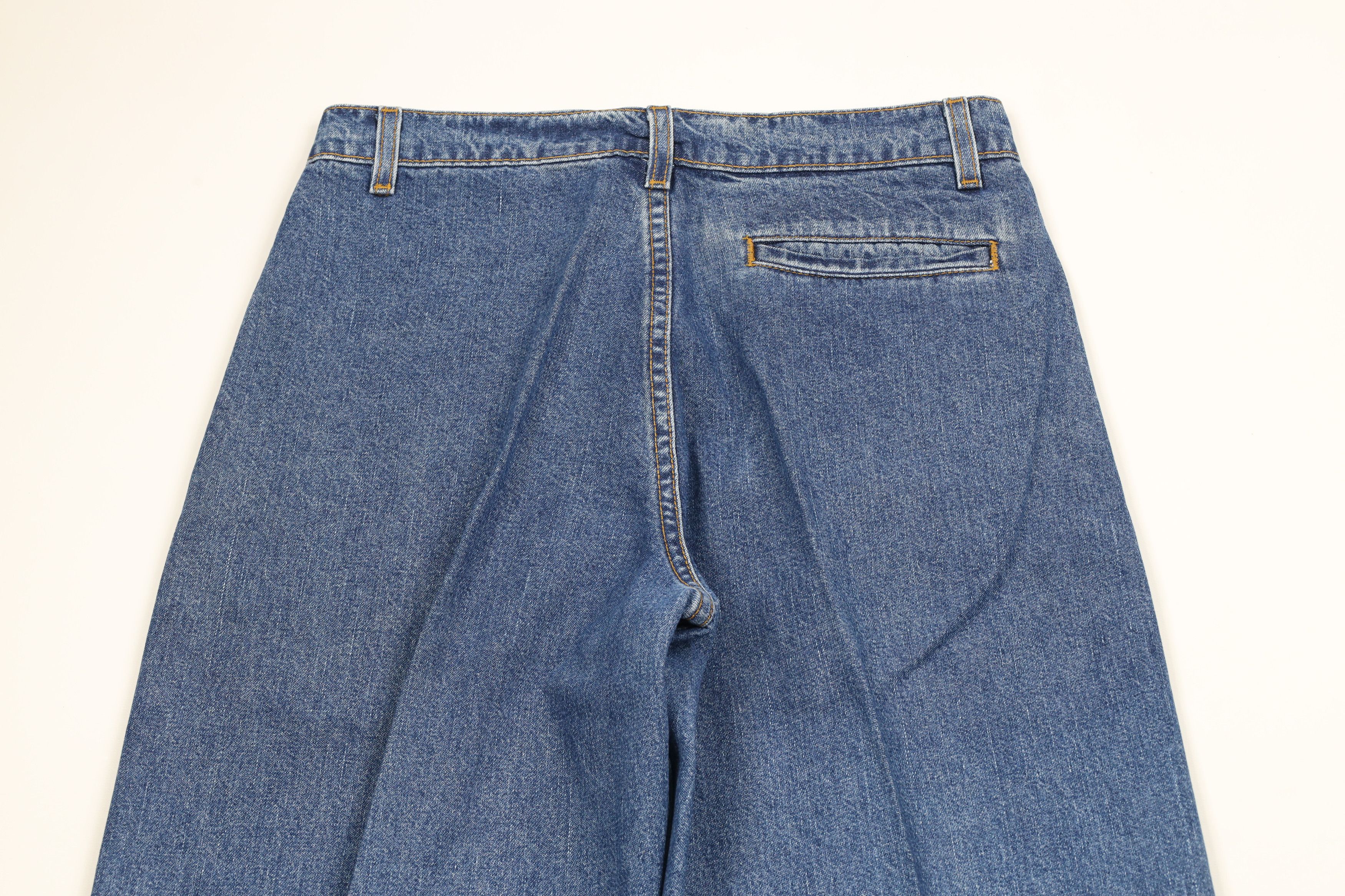 Levi's × Vintage Vintage 90s Levis Baggy Fit Wide Leg Denim Jeans Blue Cotton Size 28" / US 6 / IT 42 - 10 Thumbnail
