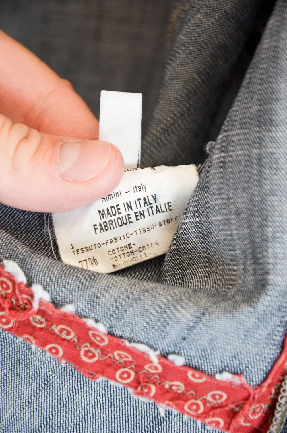 Marithe + Francois Girbaud Girbaud Denim Blazer Made in Italy – IT 42 S-M Size M / US 6-8 / IT 42-44 - 12 Thumbnail