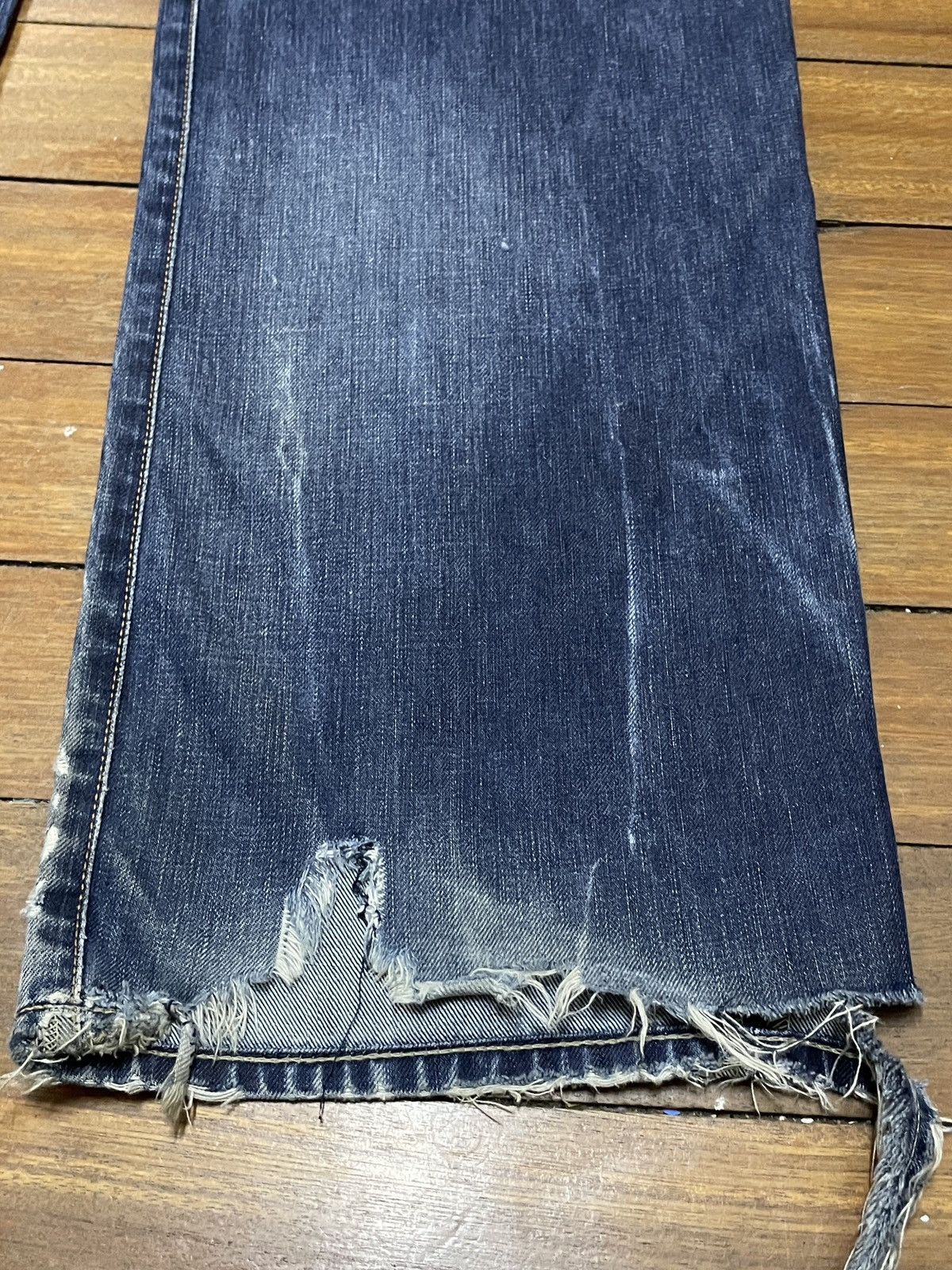 If Six Was Nine × Pepe Jeans × Vintage Very Rare Design Vintage Brand Pepe Flared Jeans 2000s Size US 32 / EU 48 - 8 Thumbnail