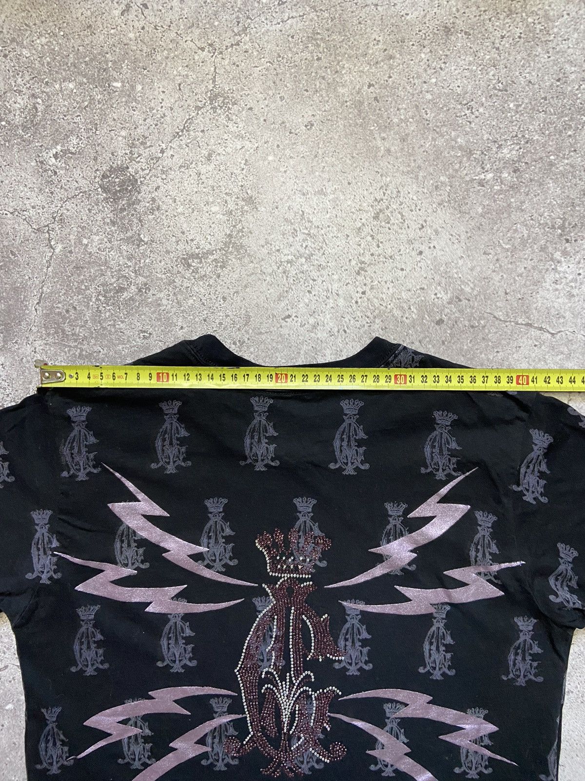 Christian Audigier × Ed Hardy × Vintage CHRISTIAN AUDIGIER ED HARDY STYLE TEE Size US XS / EU 42 / 0 - 5 Thumbnail