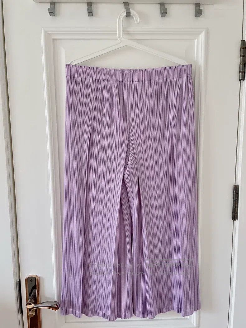 Issey Miyake Issey Miyake size:4 Purple Trousers Size 32" / US 10 / IT 46 - 2 Thumbnail