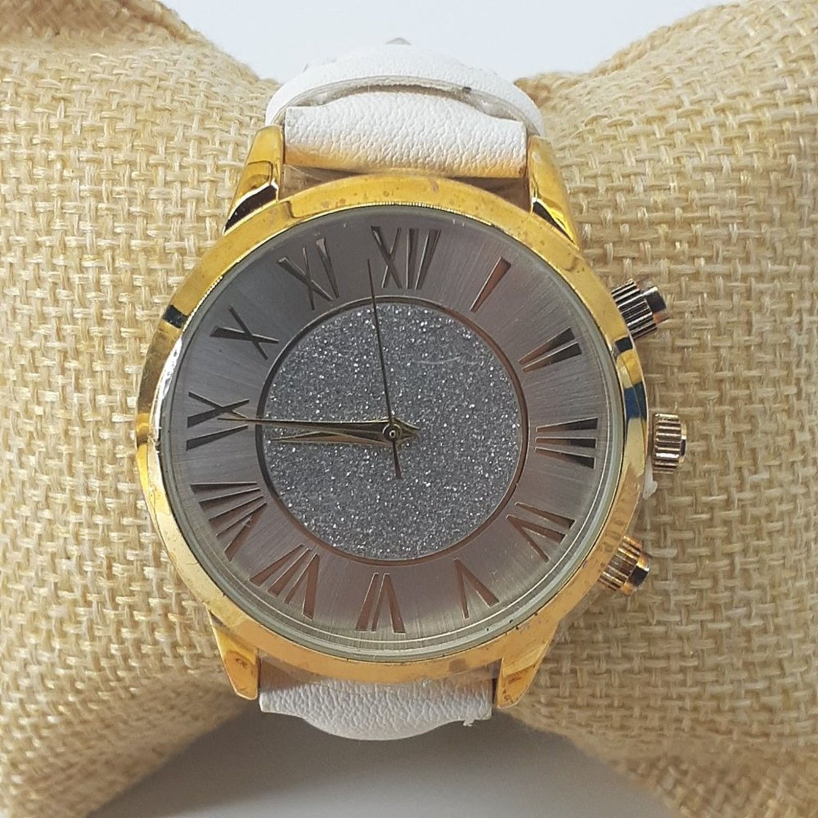 Other Kessaris KS9005 Japan Movement Roman Numerals Glitter White Size ONE SIZE - 1 Thumbnail