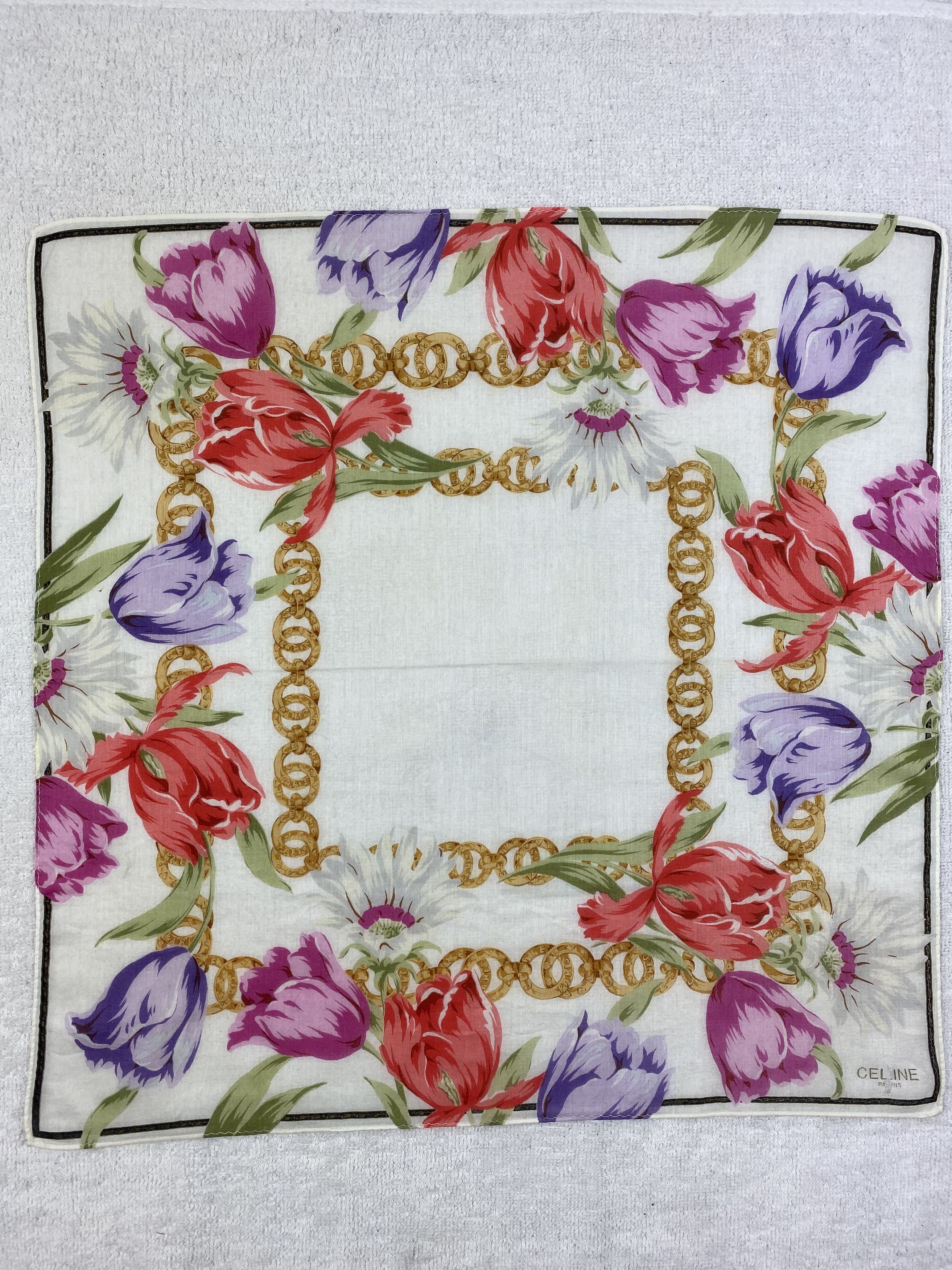 Celine Celine Handkerchief / Bandana / Neckerchief Size ONE SIZE - 3 Thumbnail