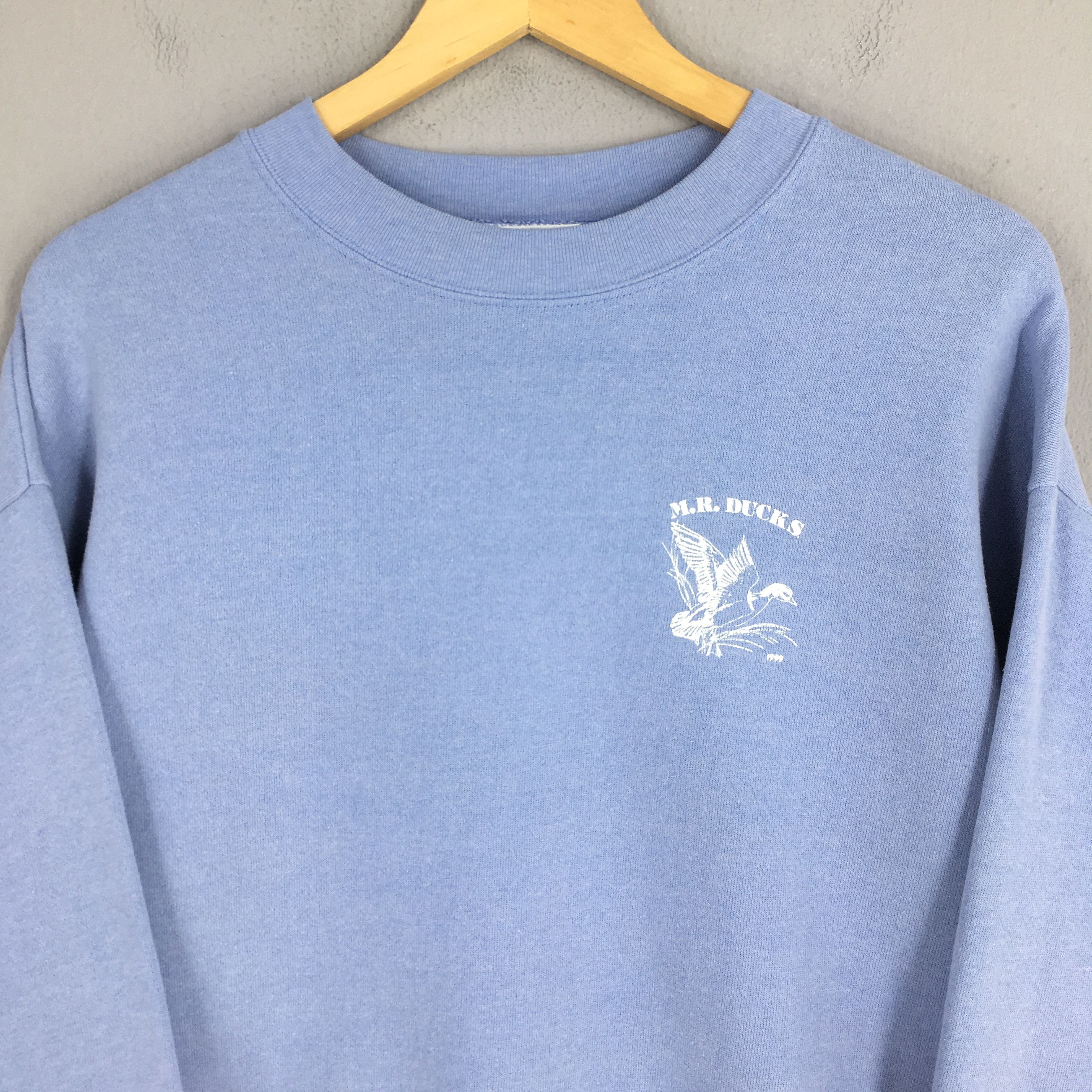 Habitat × Vintage Vintage M.R. Duck Maryland Blue Sweatshirt Large Size US L / EU 52-54 / 3 - 2 Thumbnail