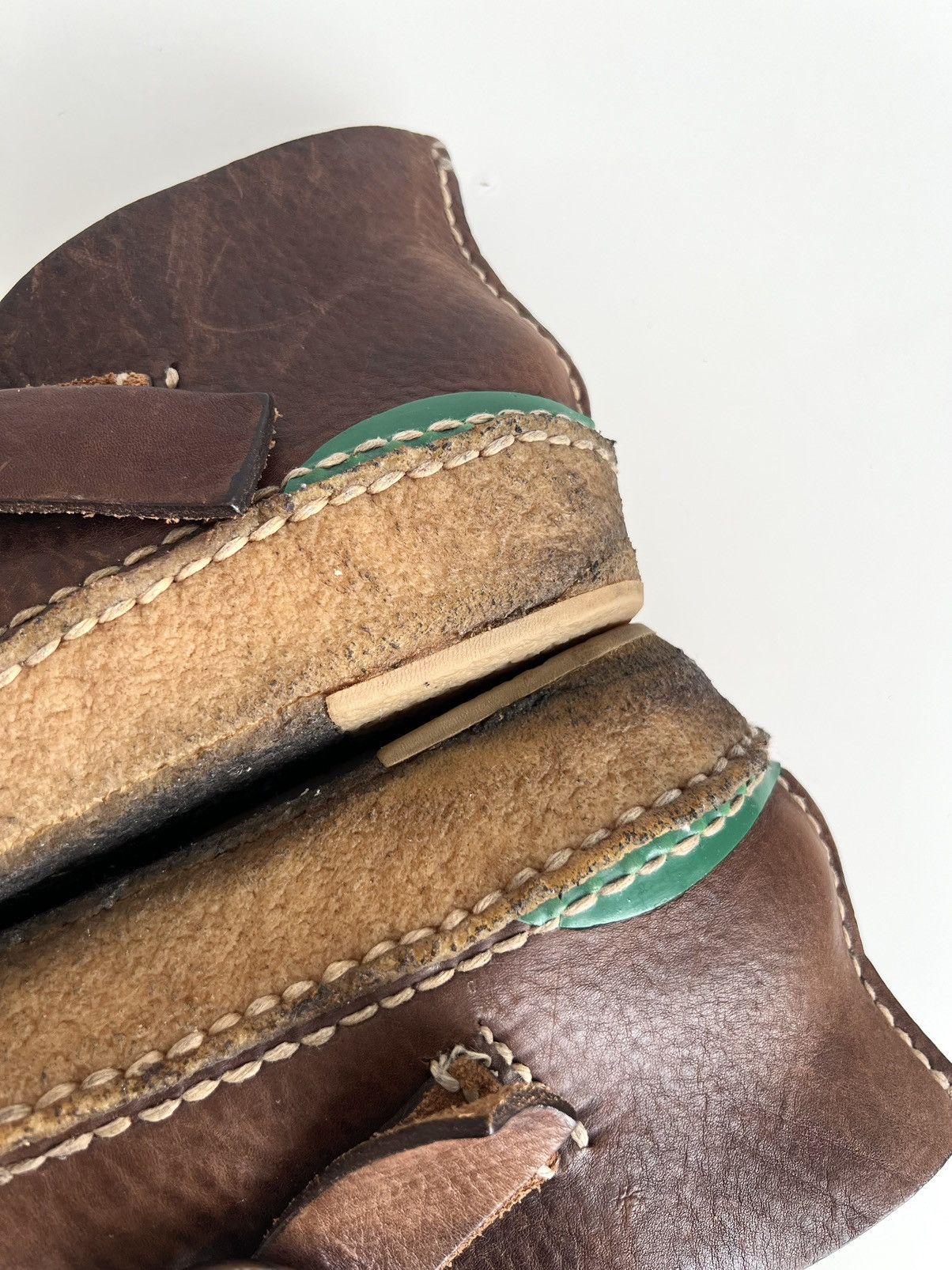 Visvim 🔥Visvim Skynyrd Double Ring Leather Folk Moc Boots Size US 8.5 / EU 41-42 - 12 Thumbnail