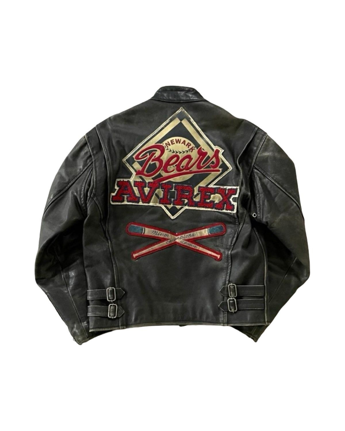 【T】AVIREX STAND SINGLE RIDERS JACKET XL 🔥RARE🔥 AVIREX 🇺🇸 Single Riders Leather Jacket