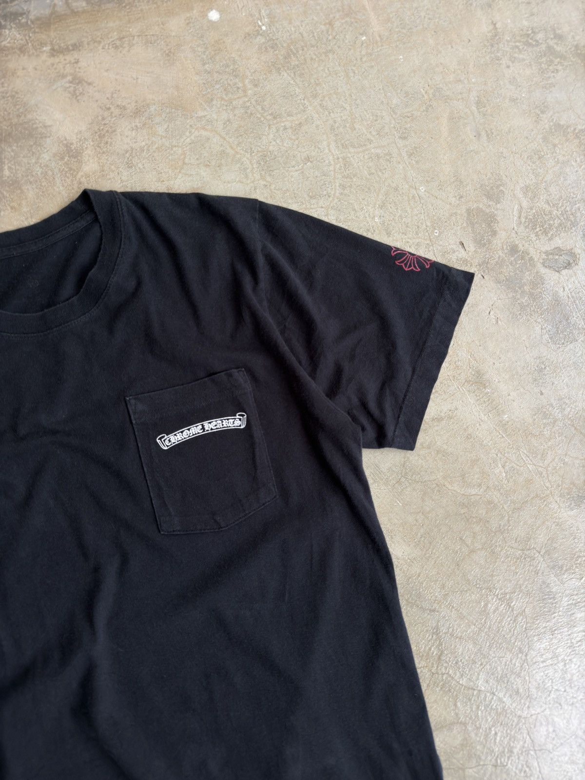 Chrome Hearts Chrome Hearts NYC Exclusive scroll logo tshirt black Size US M / EU 48-50 / 2 - 4 Thumbnail