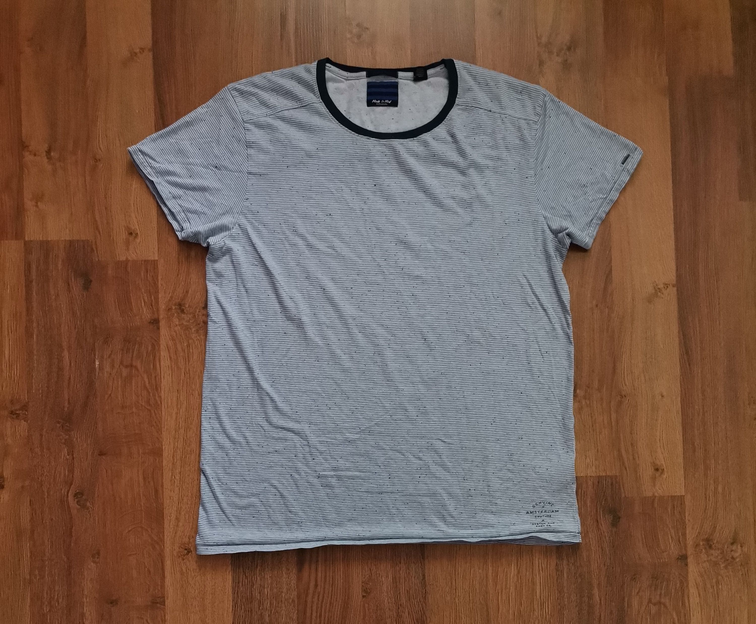 Scotch & Soda Scotch & Soda Striped T-Shirt Size US XL / EU 56 / 4 - 1 Thumbnail