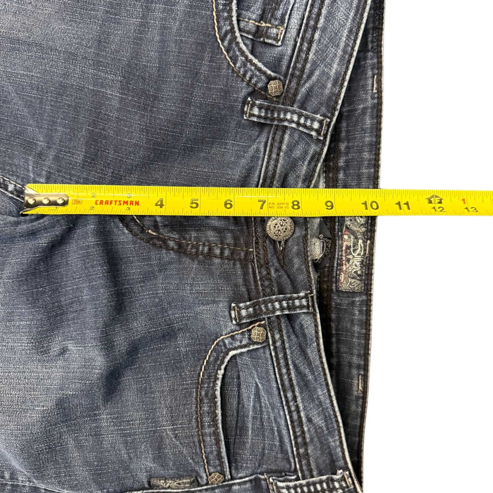 Silver Jeans Co. Bootcut Jeans with Chunky Stitching | 30 | Aiko Baby Boot Size 30" / US 8 / IT 44 - 6 Thumbnail