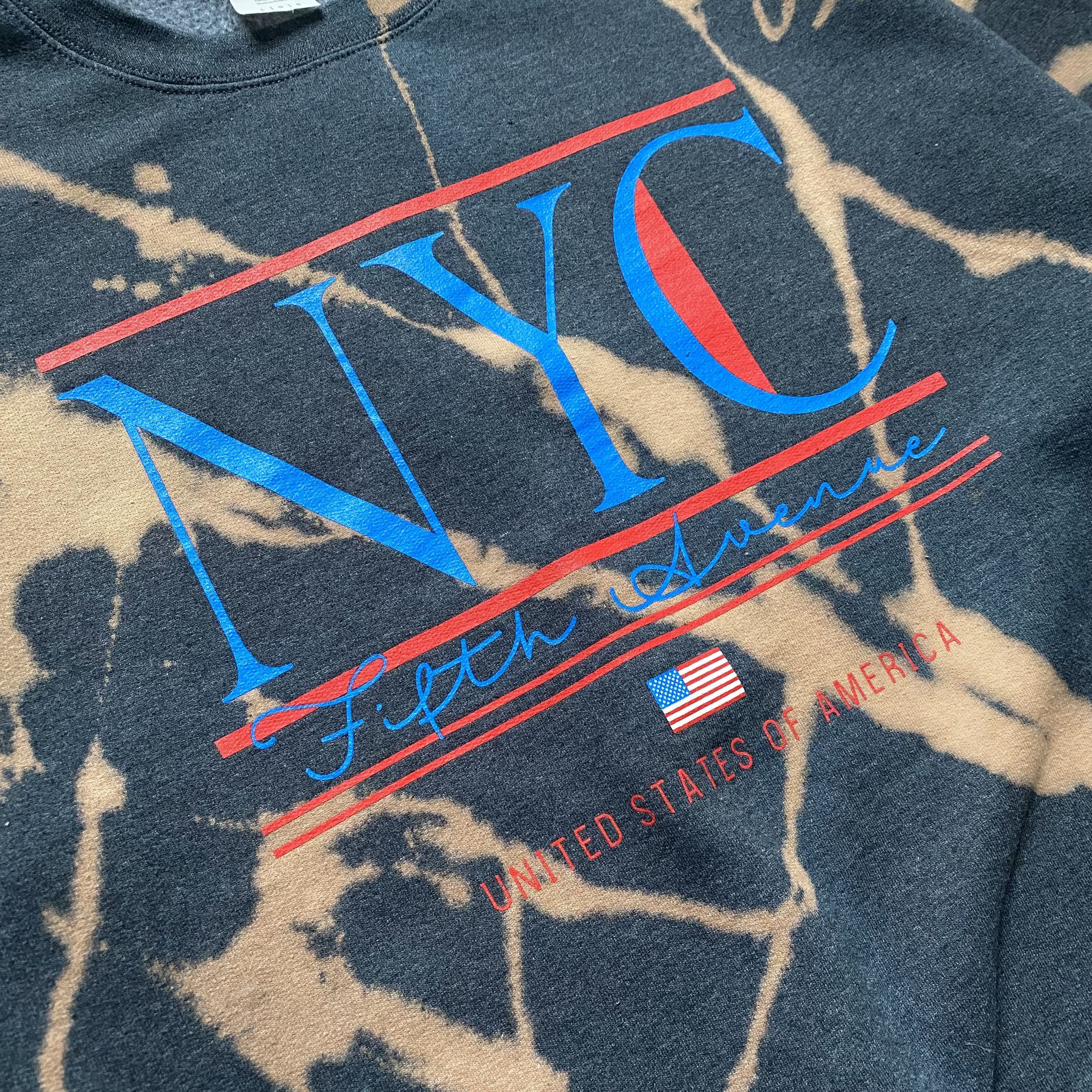 Hanes Custom Vintage New York NYC USA Sweatshirt Size US L / EU 52-54 / 3 - 6 Thumbnail