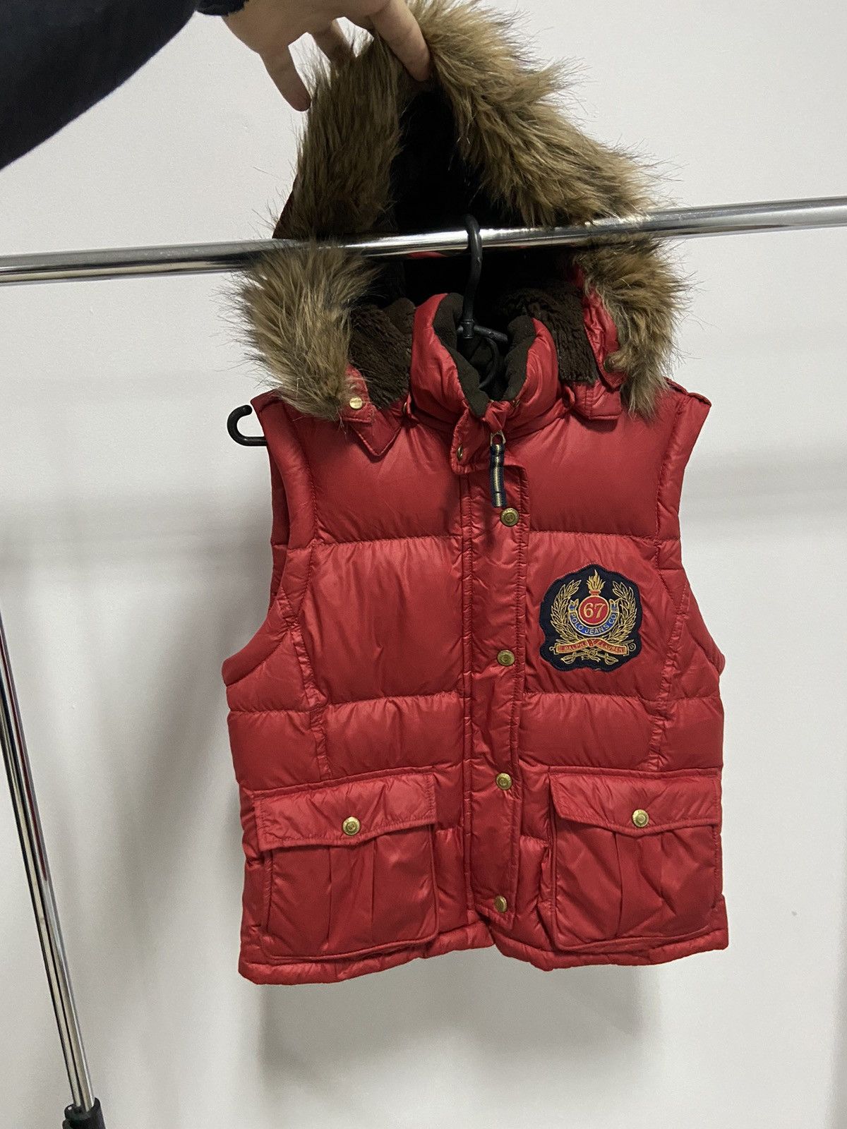 Polo Ralph Lauren × Vintage Polo jeans Ralph Lauren logo hooded fur vintage Size L / US 10 / IT 46 - 2 Thumbnail