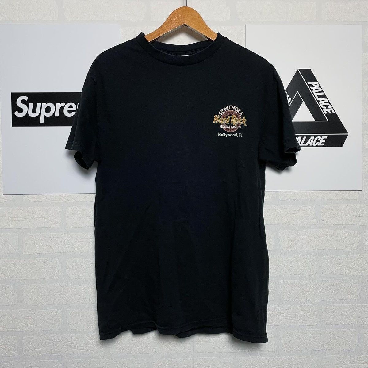 Hard Rock Cafe × Vintage Rare Hard Rock Hollywood Big Guitar BlackT-shirt Casino Size US M / EU 48-50 / 2 - 2 Thumbnail