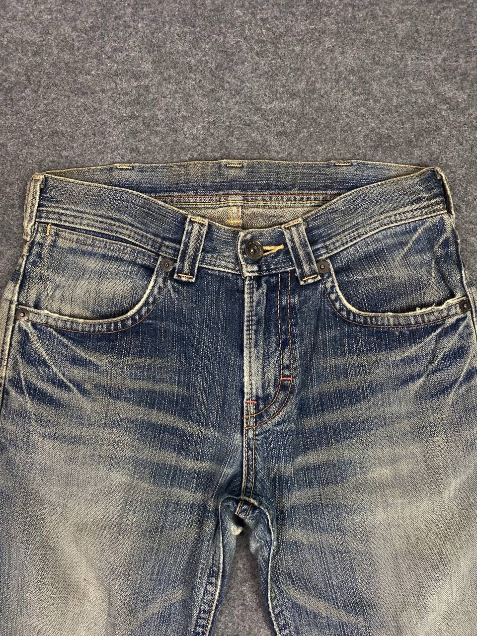 Wrangler vintage wrangler uneven faded distressed denim Size US 32 / EU 48 - 9 Thumbnail