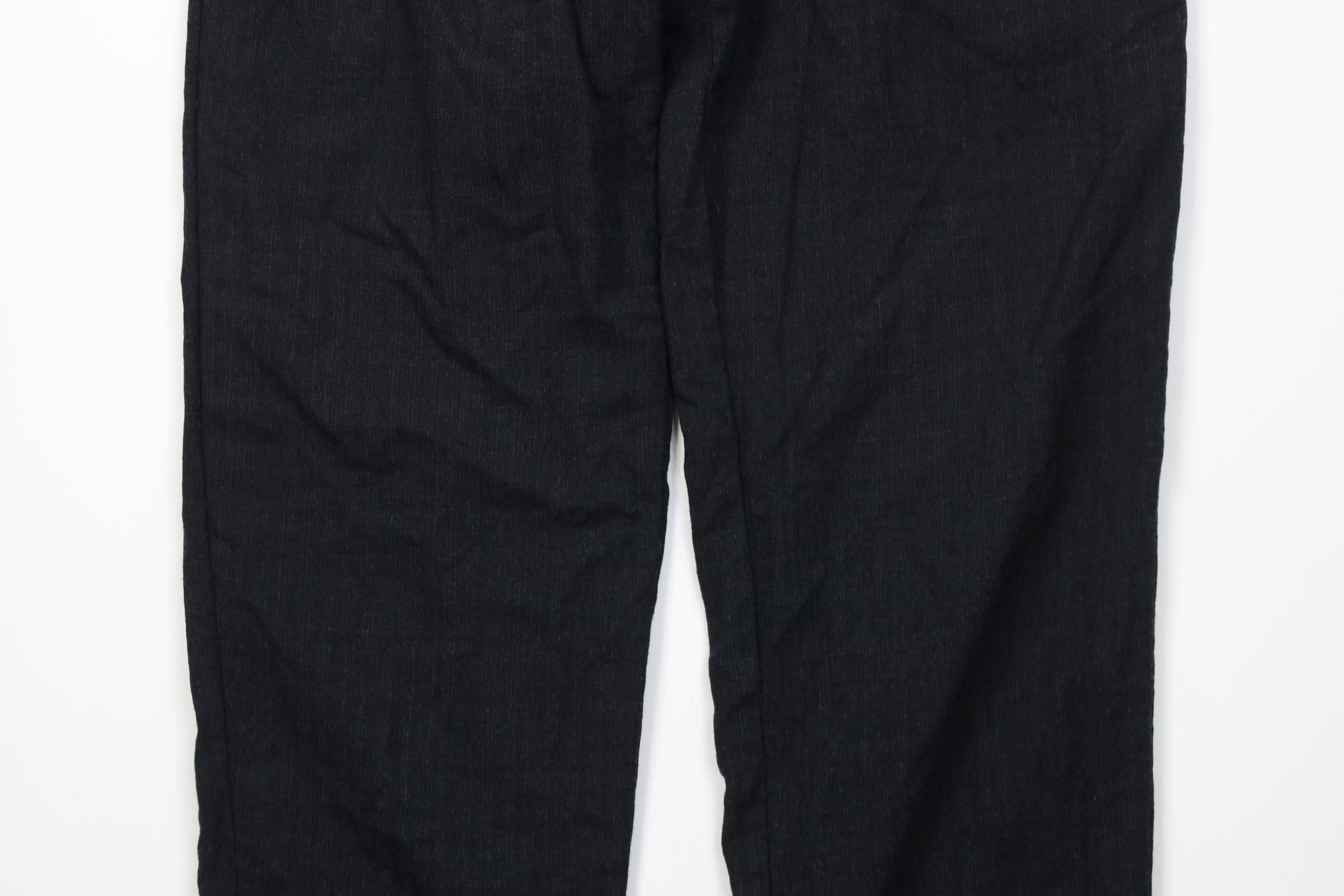 Vintage Vintage 90s Streetwear Straight Leg Chino Pants Dark Gray Size US 29 - 3 Thumbnail