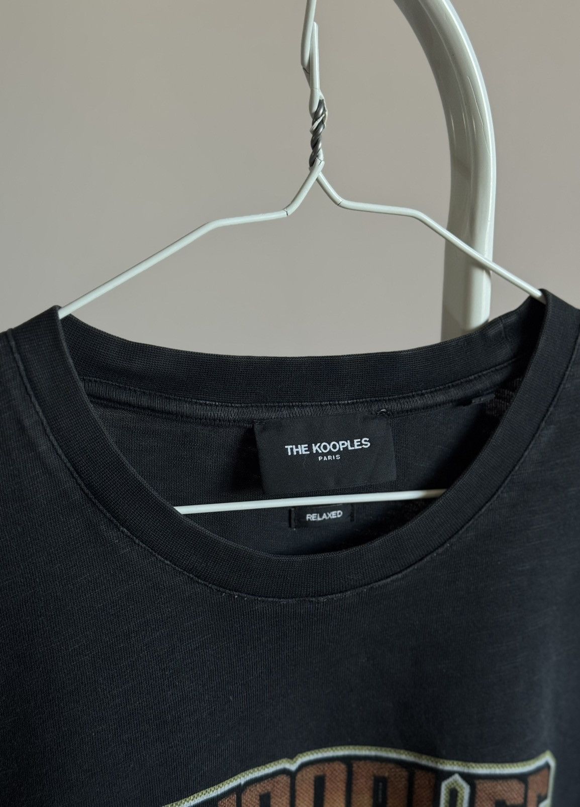 The Kooples XL The Kooples Paris Washed Black Tiger T-shirt Tee Size US XL / EU 56 / 4 - 4 Thumbnail