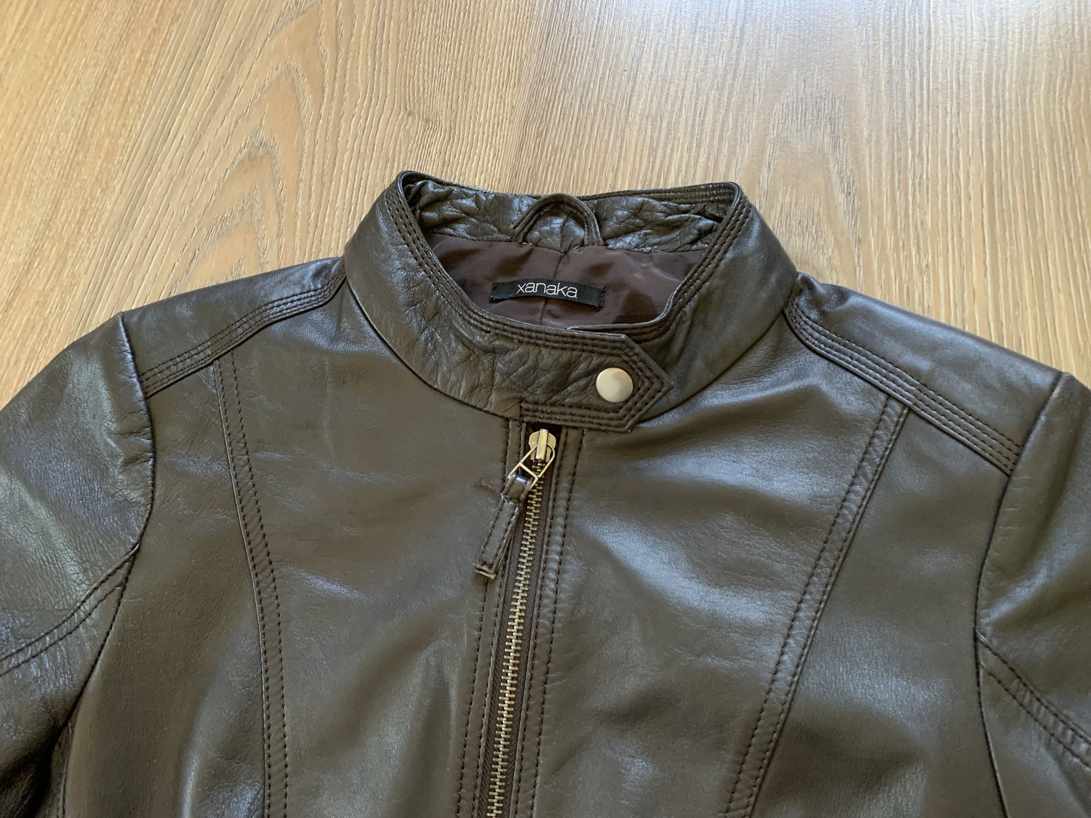Japanese Brand Vintage Xanaka Leather Biker Jacket Size M / US 6-8 / IT 42-44 - 5 Thumbnail