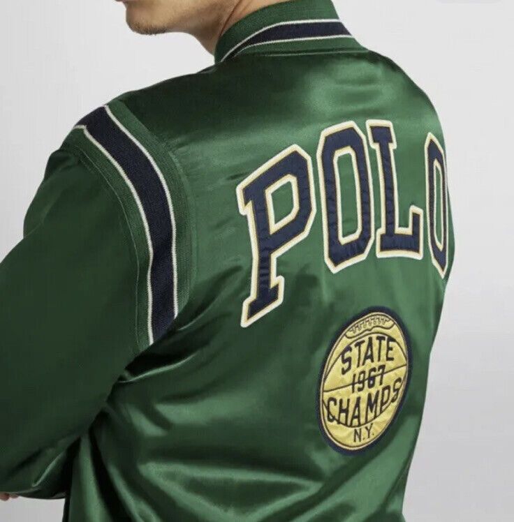 Polo Ralph Lauren POLO Ralph Lauren State Champs Satin Varsity Jacket XXL Size US XXL / EU 58 / 5 - 2 Thumbnail