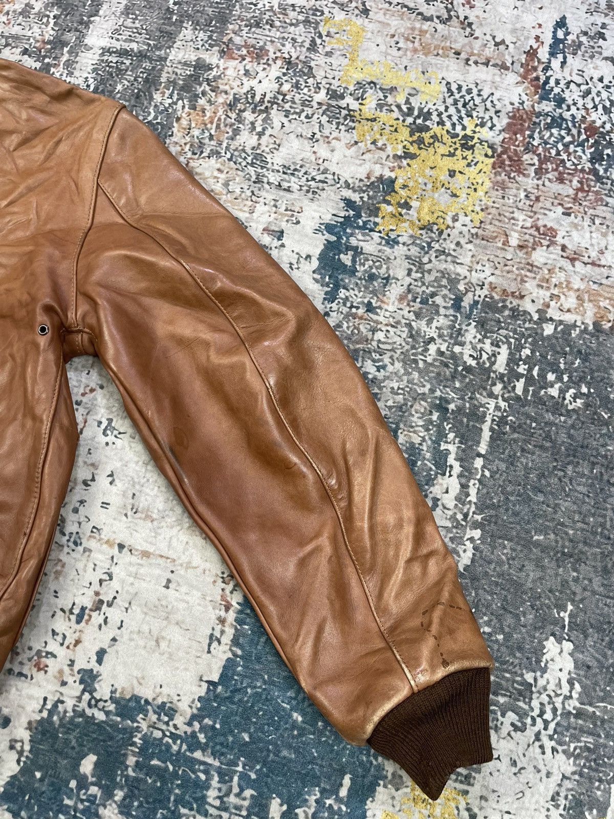 Vanson Leathers Vtg Vanson Leather Type A-2 Flight Jacket Size US XS / EU 42 / 0 - 8 Thumbnail