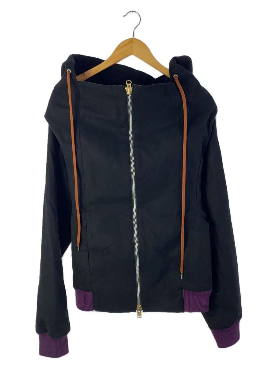 image of Vivienne Westwood Oversized Hood Zip Hoodie in Black, Men's (Size Small)