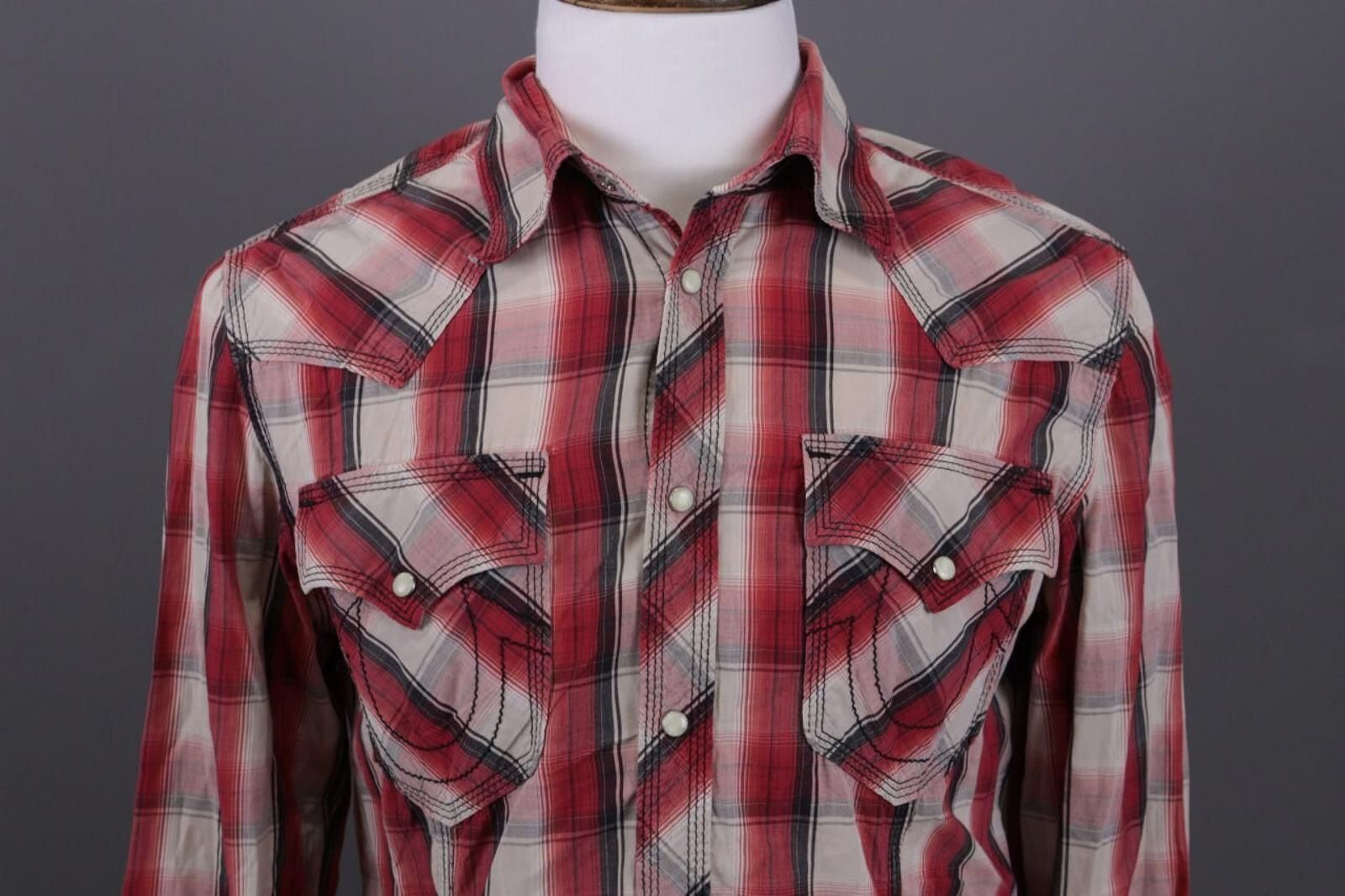 True Religion True Religion Multicolor Check Snap Pockets Shirt Size L Size US L / EU 52-54 / 3 - 2 Thumbnail