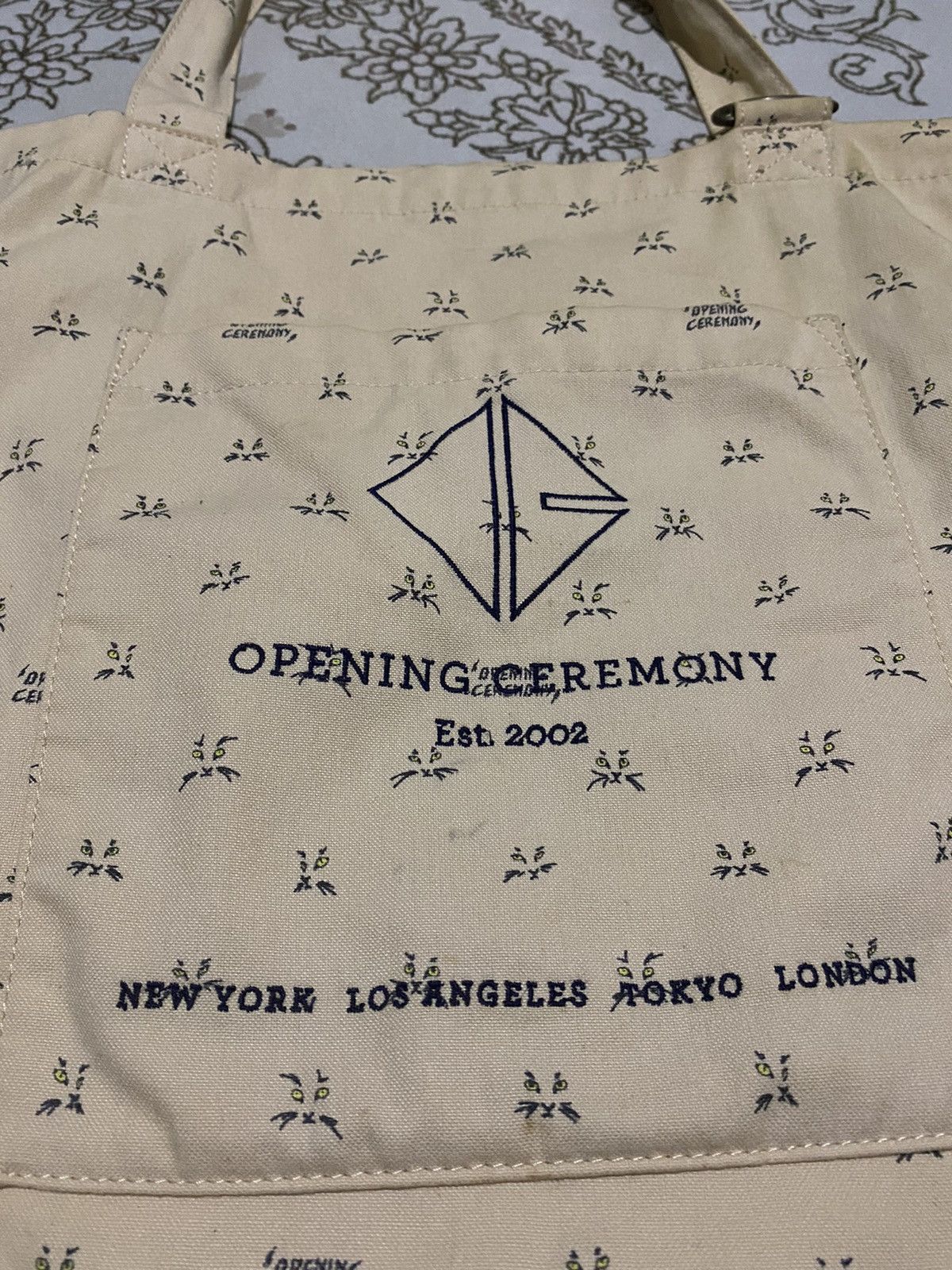 Opening Ceremony AOP Cats Face Opening Ceremony Tote Medium Size Size ONE SIZE - 4 Thumbnail