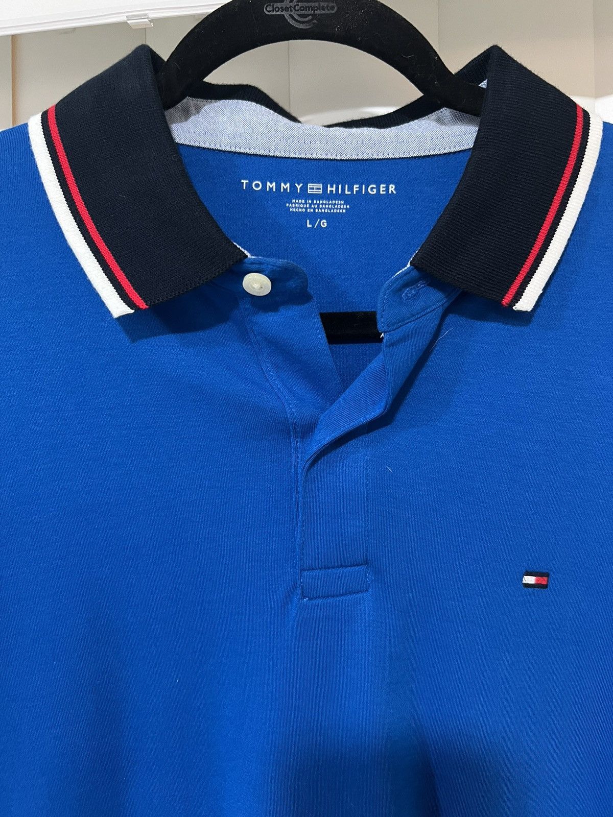 Tommy Hilfiger Tommy Hilfiger Blue Polo Size US L / EU 52-54 / 3 - 3 Thumbnail