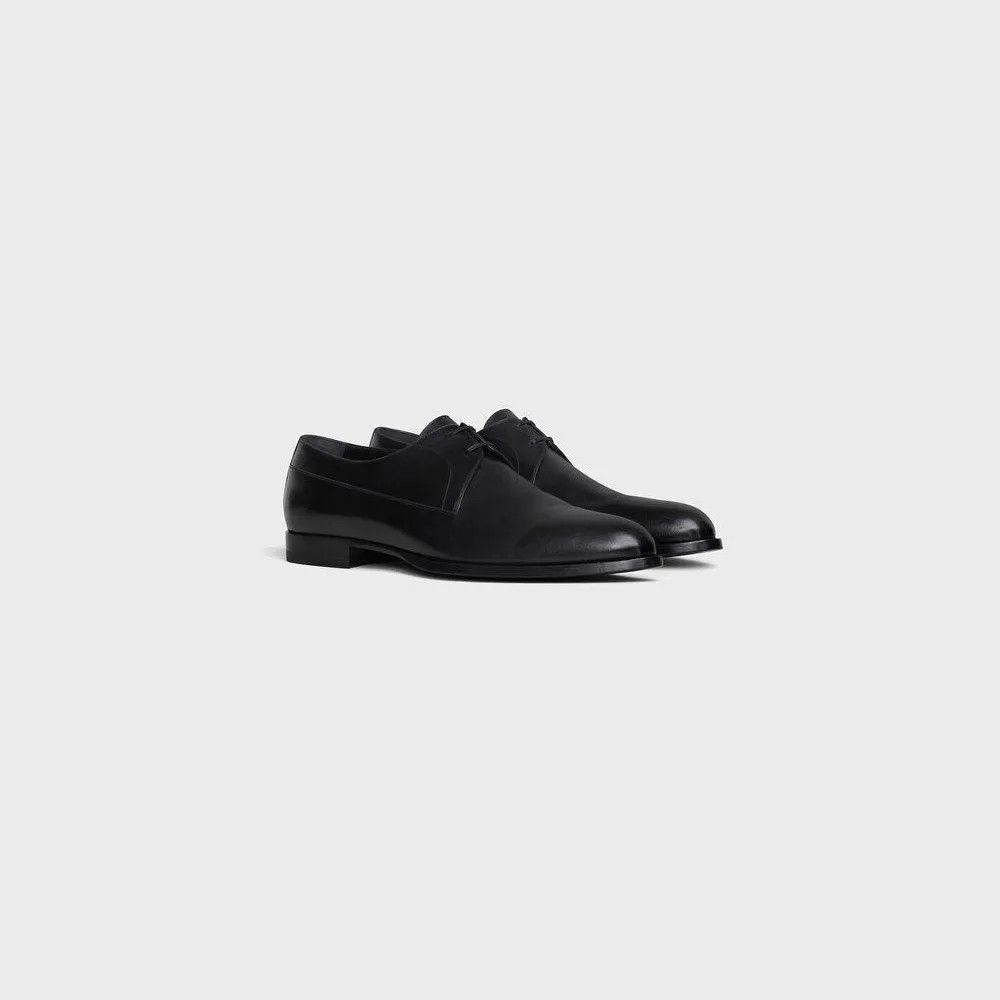 Celine o1bcso1str0925 332803174C Derby Shoes in Black Size US 8 / EU 41 - 2 Thumbnail