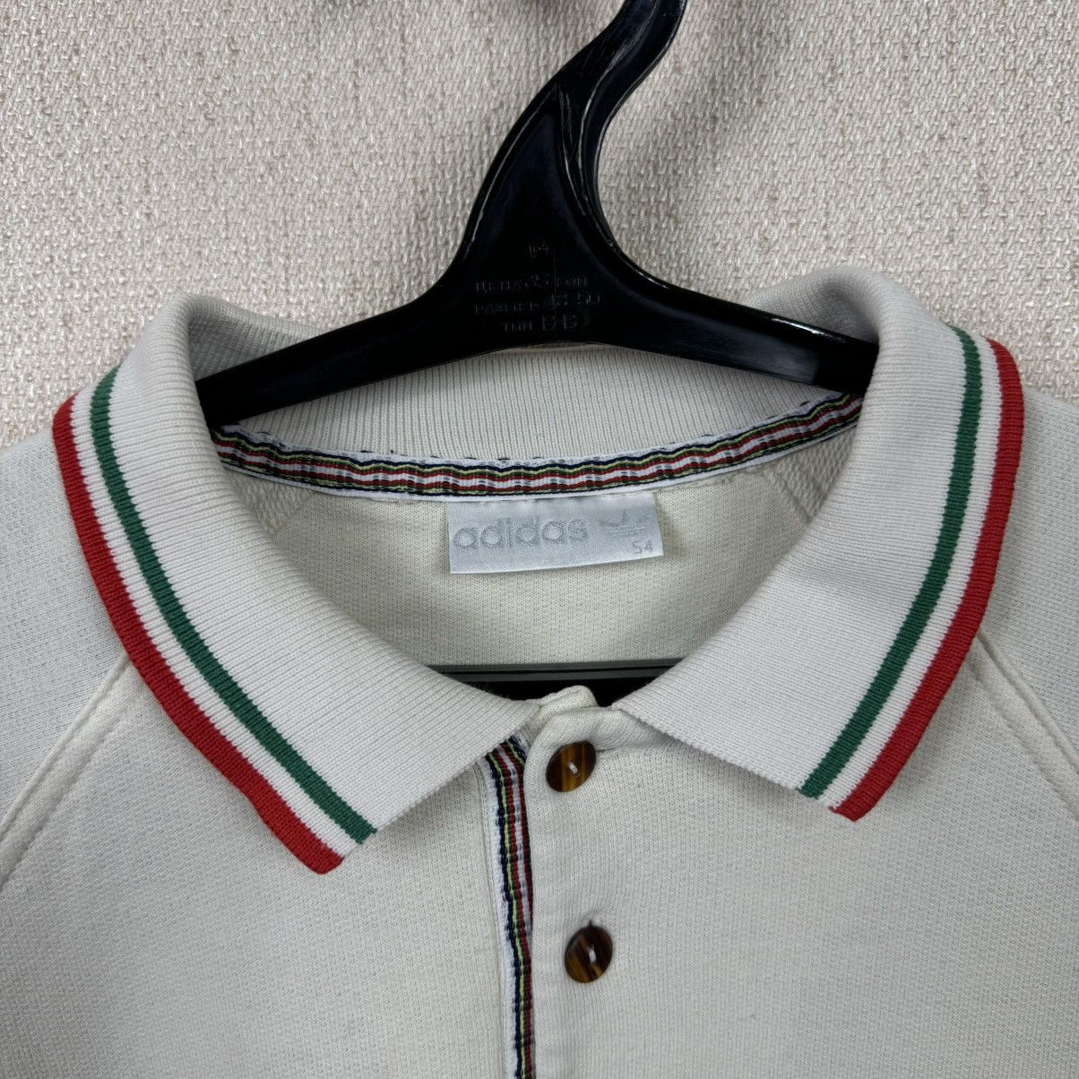 Adidas Vintage Adidas Old Scotland Sweartshirt Sz L Beige Mens Size US L / EU 52-54 / 3 - 12 Thumbnail