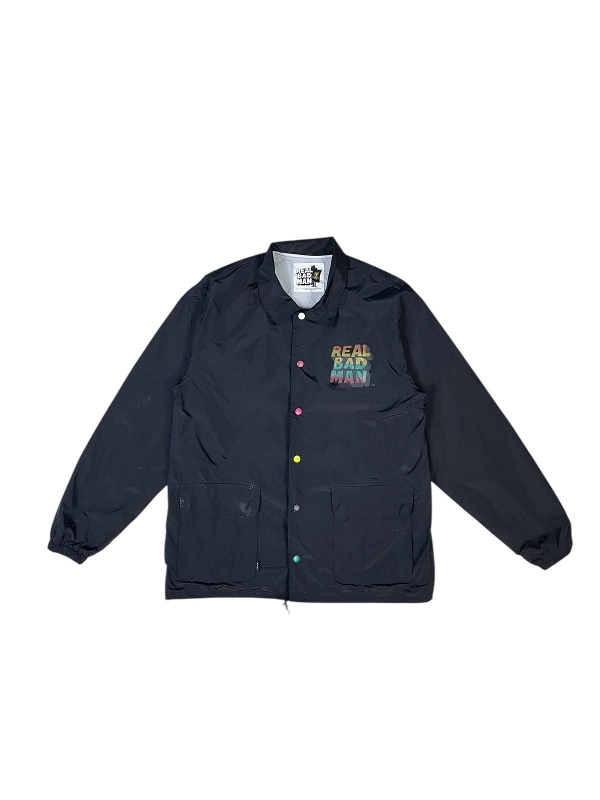 Real Bad Man A Division of Crimewave Mfg Group Coach Jacket Size US XL / EU 56 / 4 - 2 Thumbnail