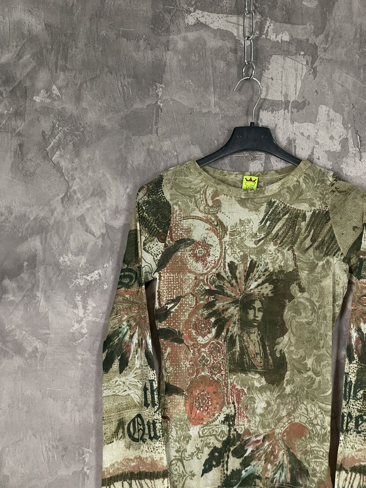 Japanese Brand Vintage Save The Queen Long Sleeve Overprinted T shirt 90s Size M / US 6-8 / IT 42-44 - 3 Thumbnail