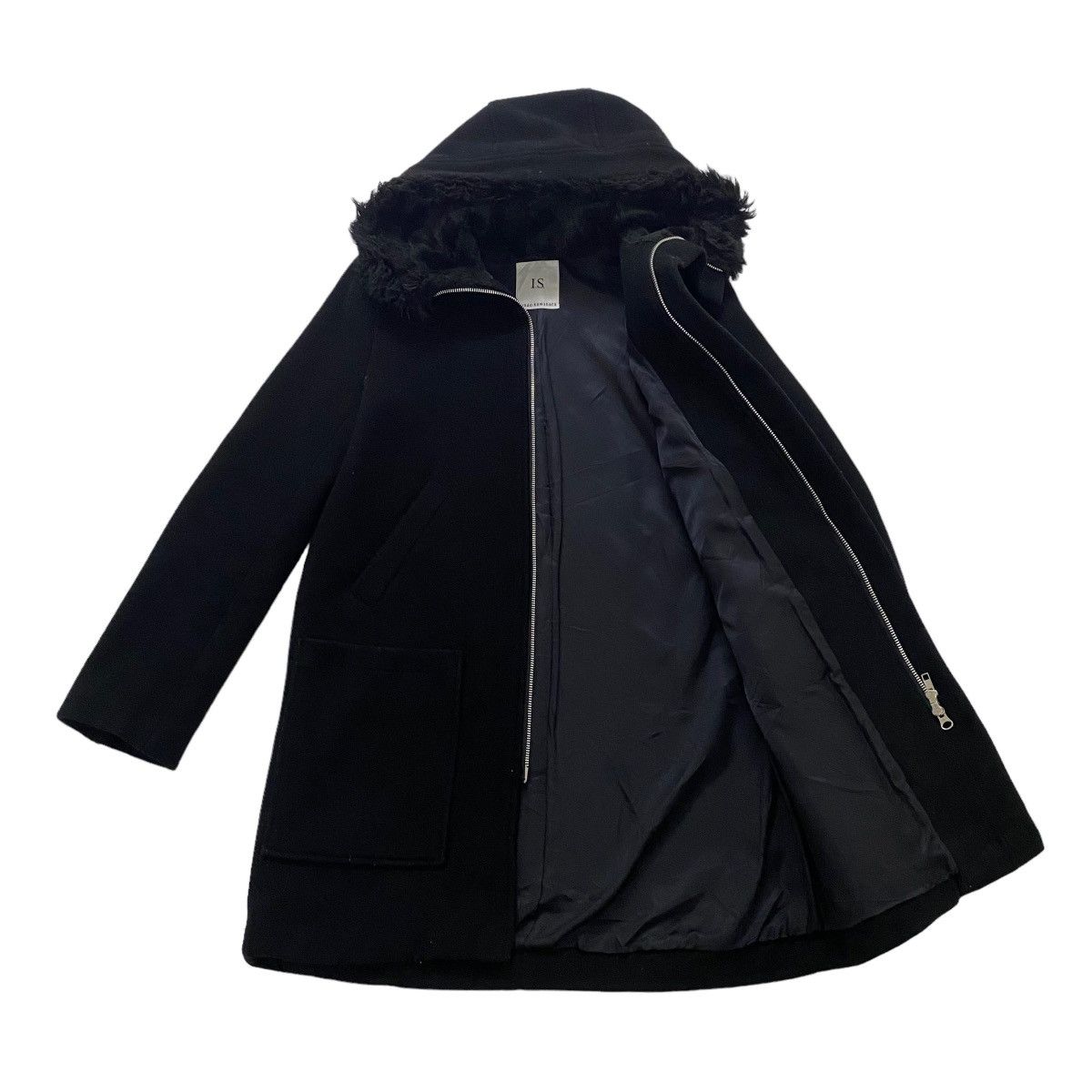 Issey Miyake ☀️I.S Sunao Kuwahara wool zipper hoodie coat Size US M / EU 48-50 / 2 - 12 Thumbnail