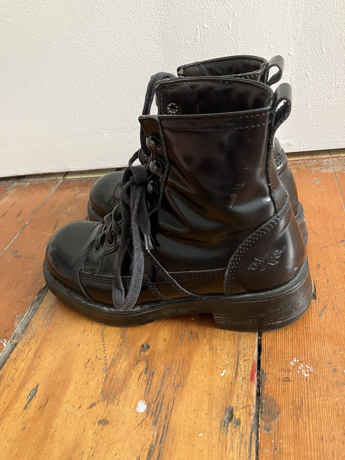 RBRSL × Vintage 90s vintage OS black grunge industrial boots Size US 6 / IT 36 - 2 Thumbnail
