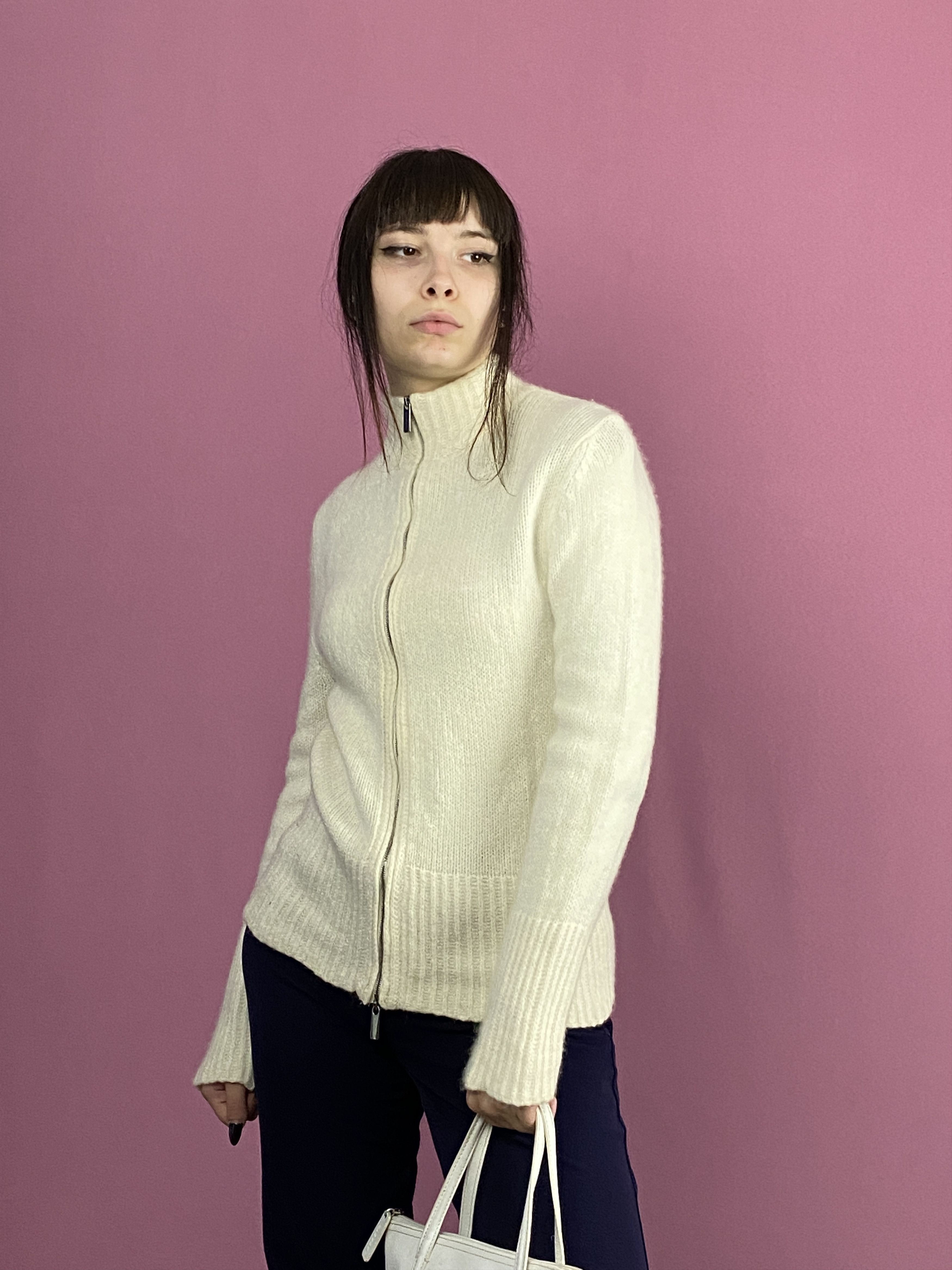 Iris von Arnim × Vintage Iris Von Arnim Vintage Women's Full Zip Cashmere Sweater - M Size M / US 6-8 / IT 42-44 - 2 Thumbnail