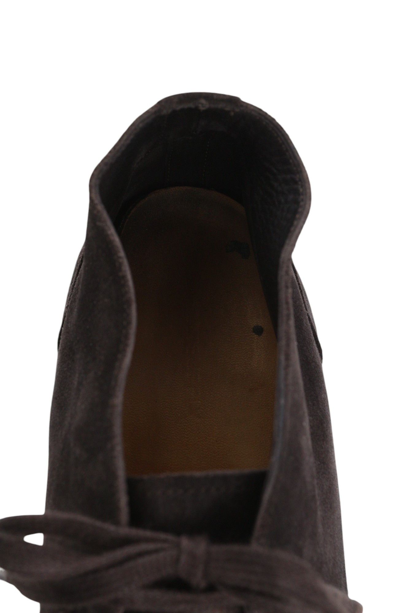 Suitsupply EU43 Dark Brown Suede Leather High Top Shoes 81564 Size US 10 / EU 43 - 7 Thumbnail