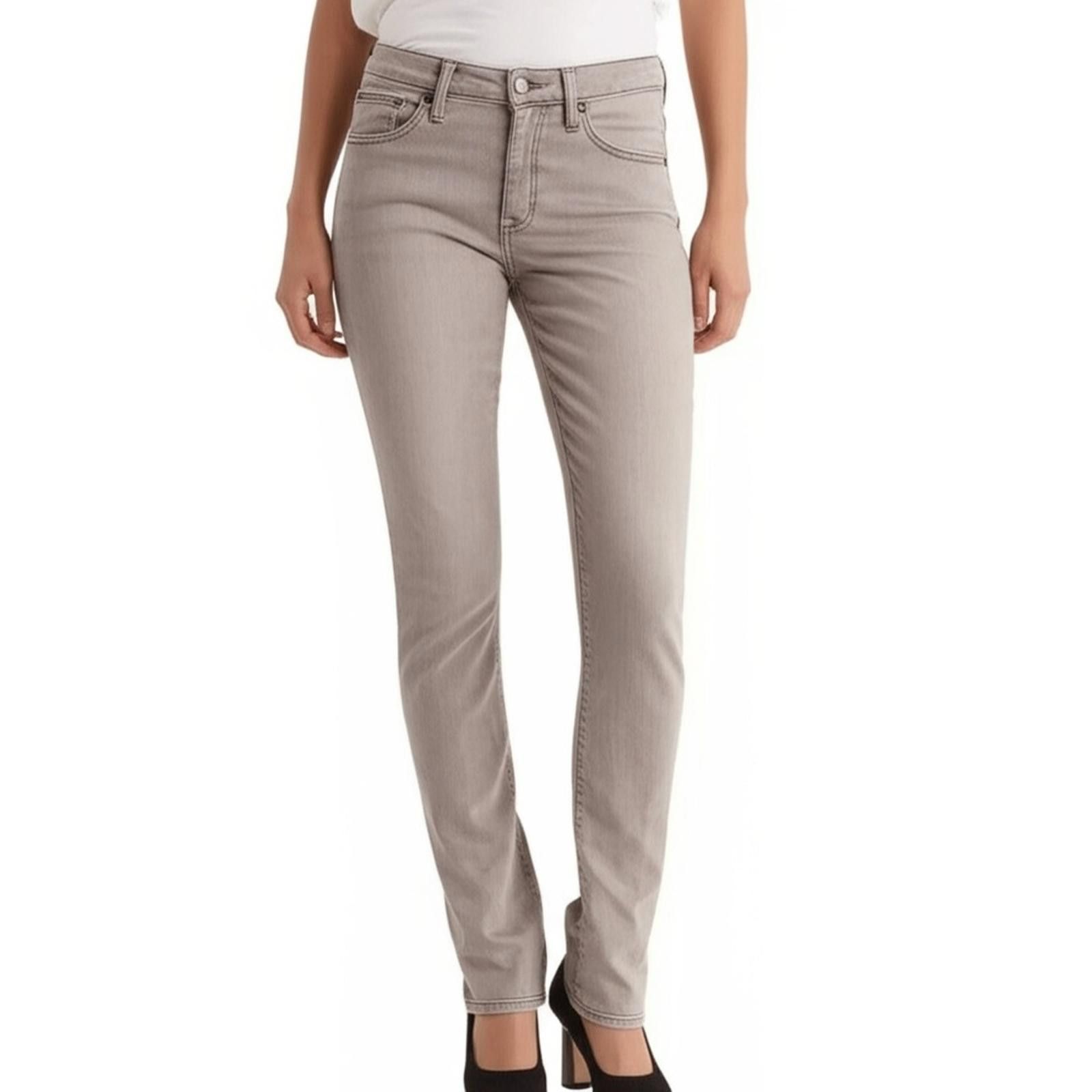 Express EXPRESS Women's Skinny Jeans W30 L30 Light Gray Faded Wash Size 30" / US 8 / IT 44 - 1 Thumbnail