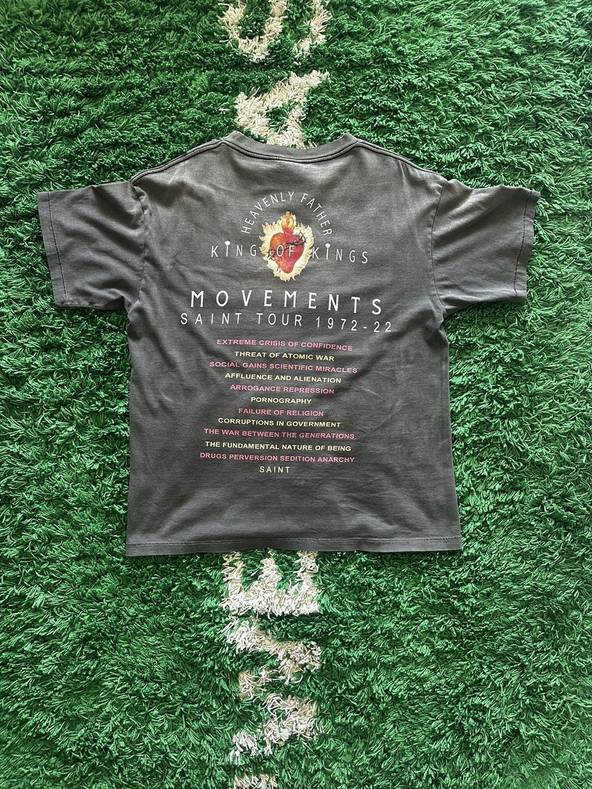 Saint Michael Saint Michael’s SAINT TOUR T Shirt Size US L / EU 52-54 / 3 - 4 Thumbnail