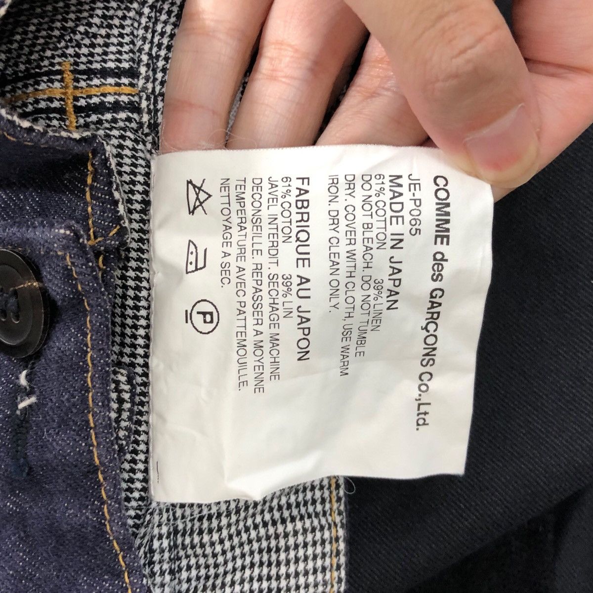 Comme des Garcons Vintage COMME DES GARCONS Junya Watanabe Japan Denim Size US 30 / EU 46 - 5 Thumbnail
