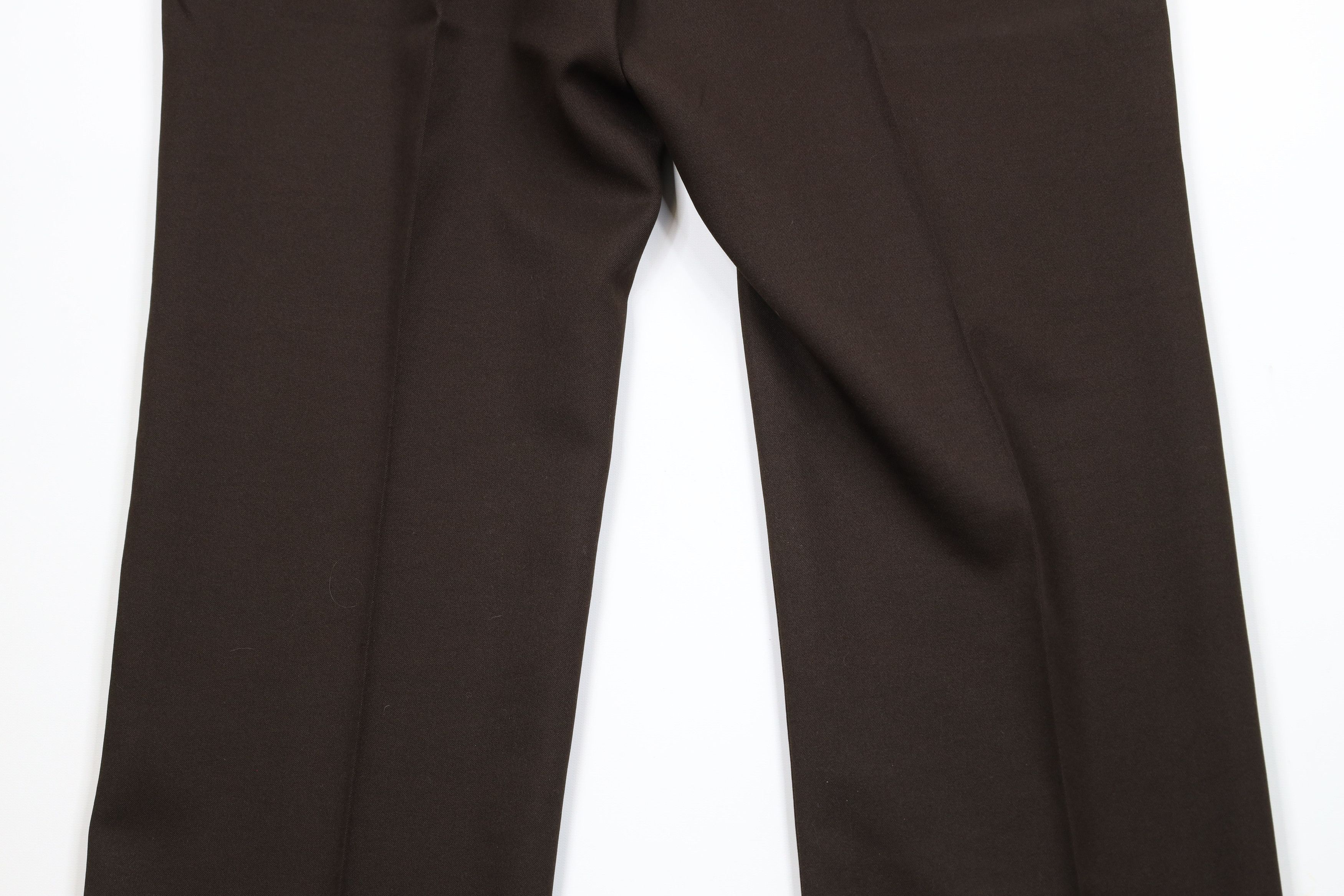 Vintage Vintage 70s Streetwear Wide Leg Knit Chino Pants Brown Size US 38 / EU 54 - 12 Thumbnail