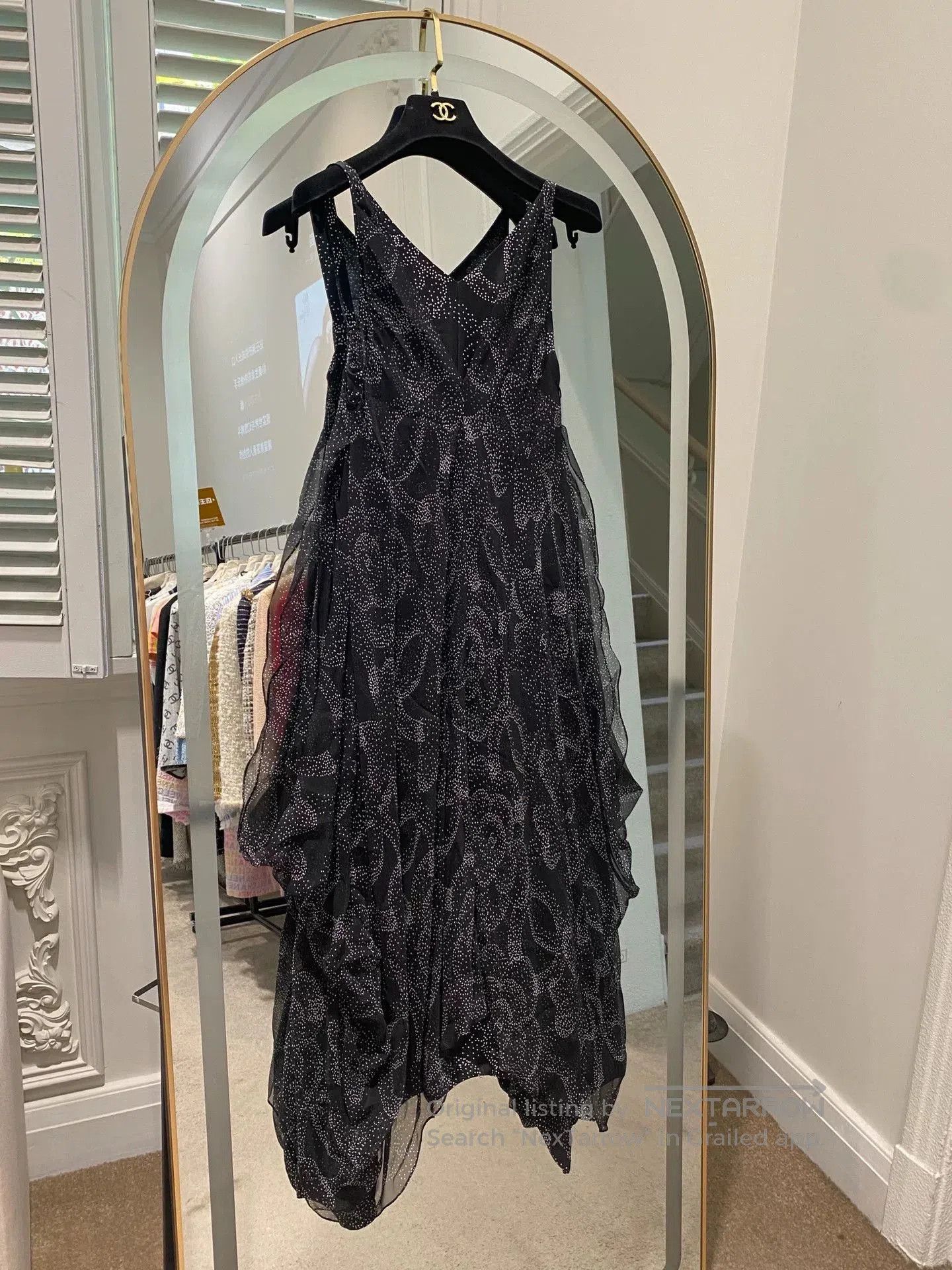 Chanel Chanel 23k Black White Snowflake Dress. Size US 36 / EU 52 - 1 Thumbnail