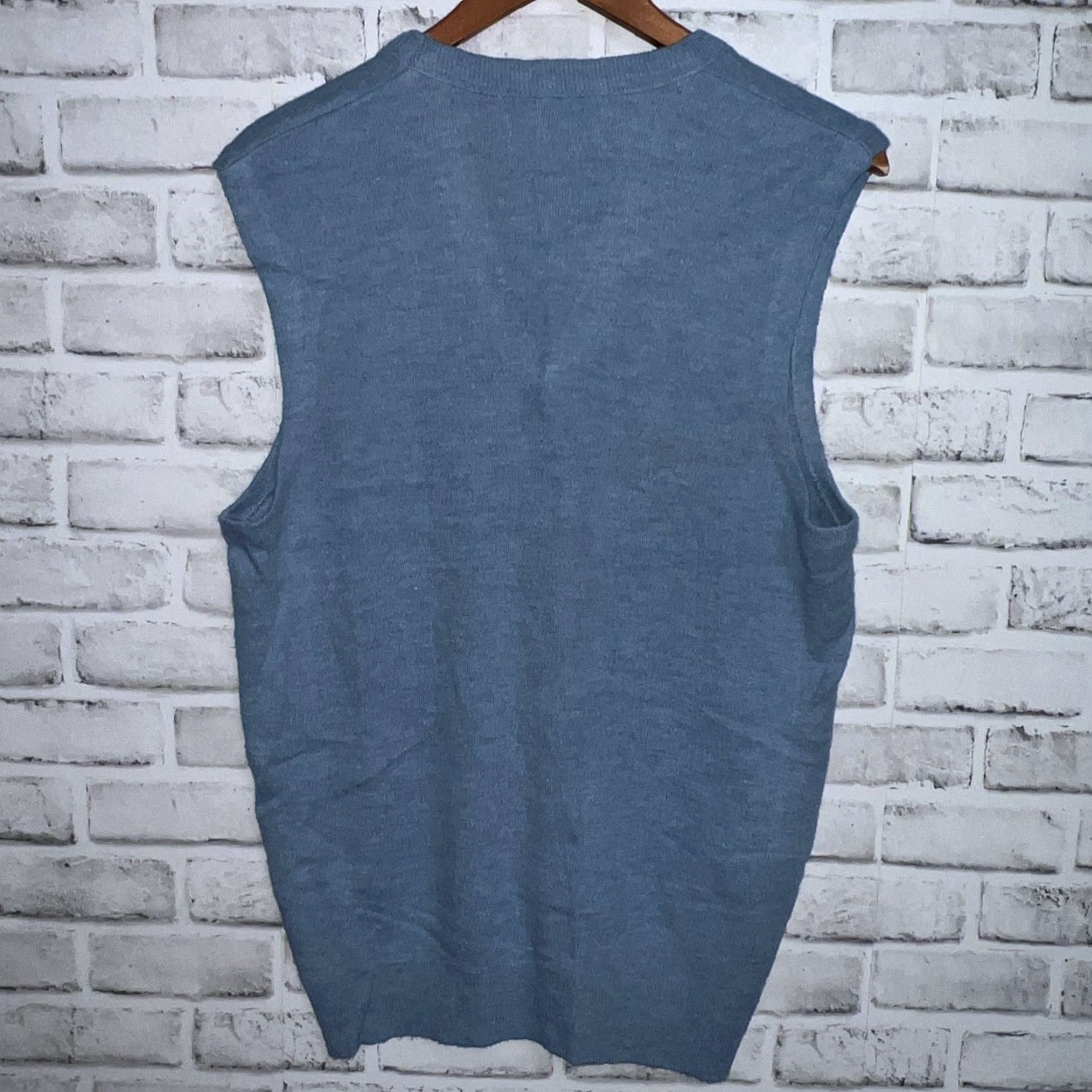 Vintage VINTAGE Robert Bruce Blue Sweater Vest Mens L USA Theme Vest Size US L / EU 52-54 / 3 - 4 Thumbnail