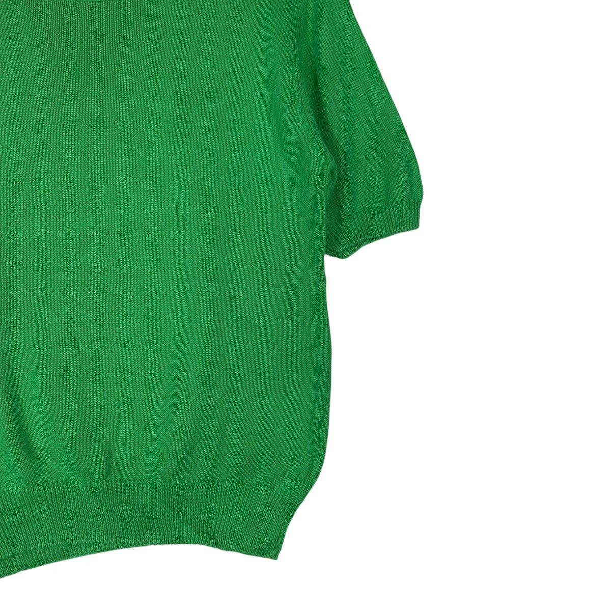 United Colors Of Benetton United Colors Benetton Short Sleeve Green Knitwear #1188-C54 Size US S / EU 44-46 / 1 - 6 Thumbnail
