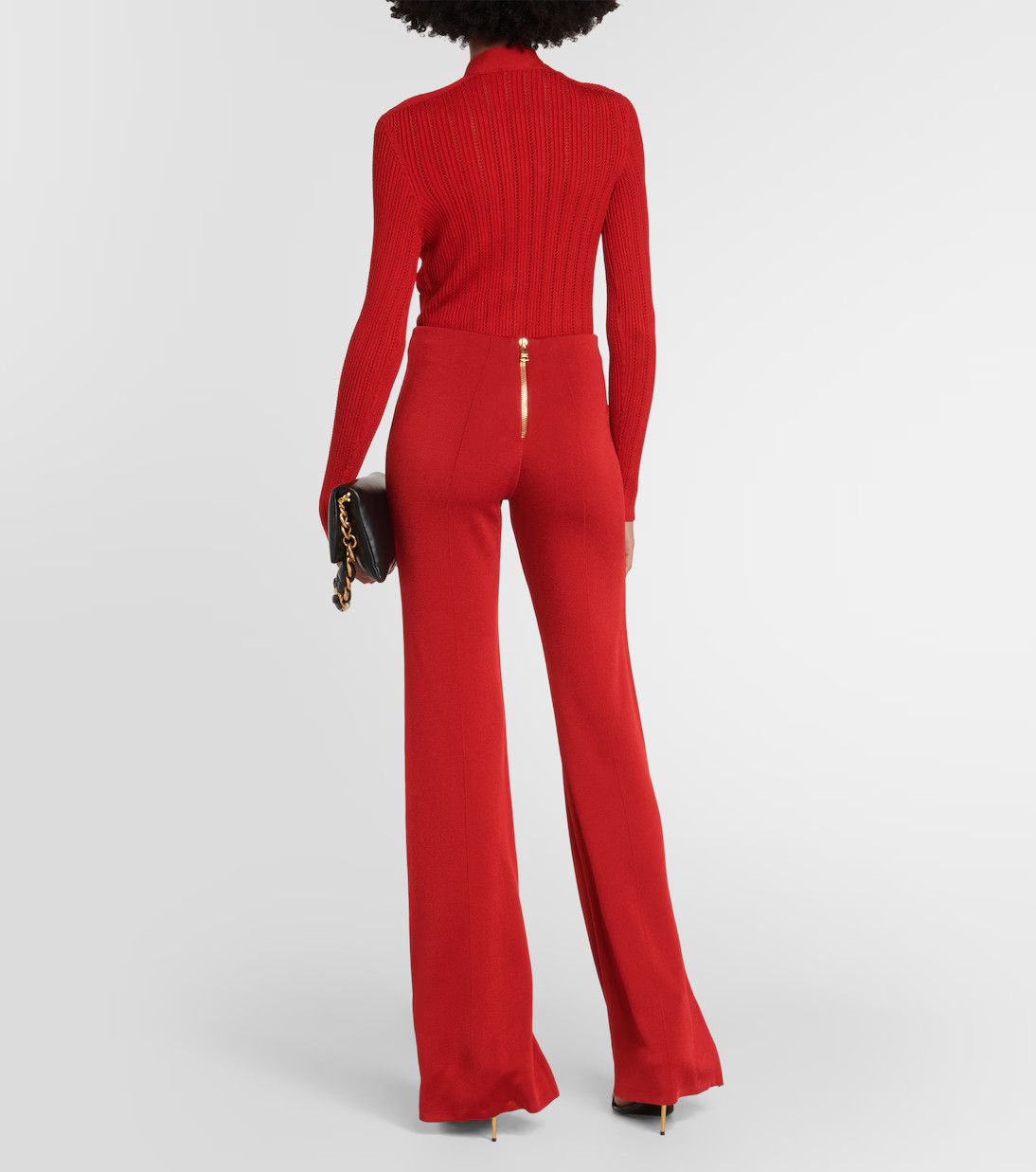 Balmain o1y0625 Sweatpant in Red Size 30" / US 8 / IT 44 - 6 Thumbnail