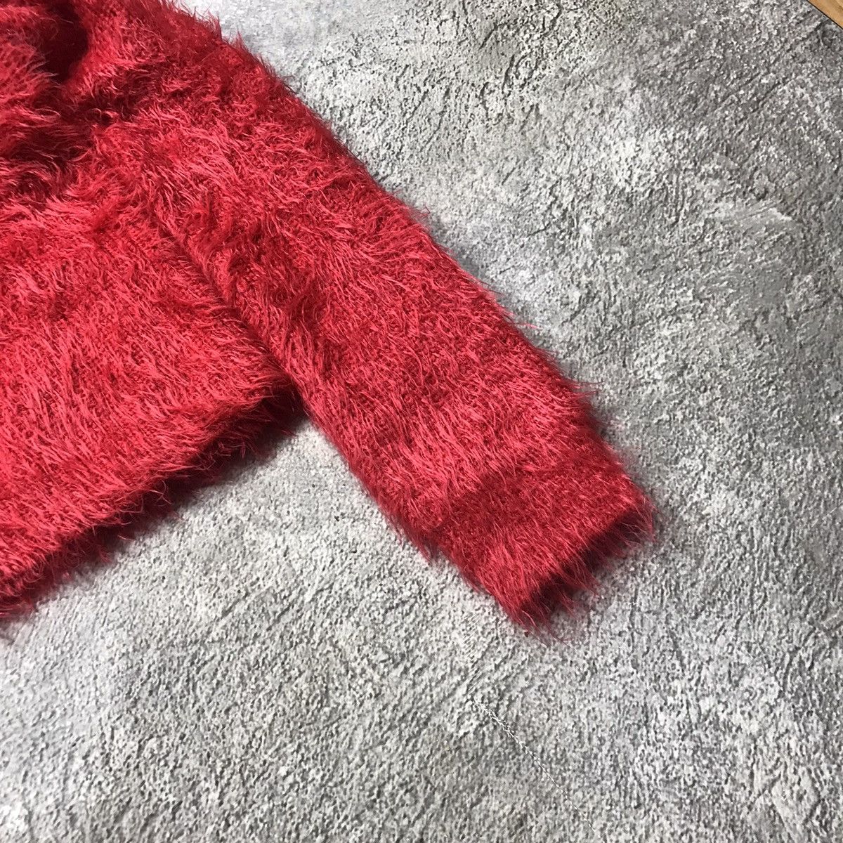 Vintage Vintage Y2K Oversized Fuzzy Mohair Knit Sweater Red Grunge S Size S / US 4 / IT 40 - 5 Thumbnail