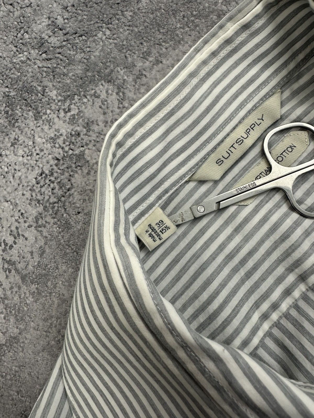 Suitsupply Luxury Suitsupply Shirt Button Up Slim Fit Striped Old Money Size US M / EU 48-50 / 2 - 6 Thumbnail