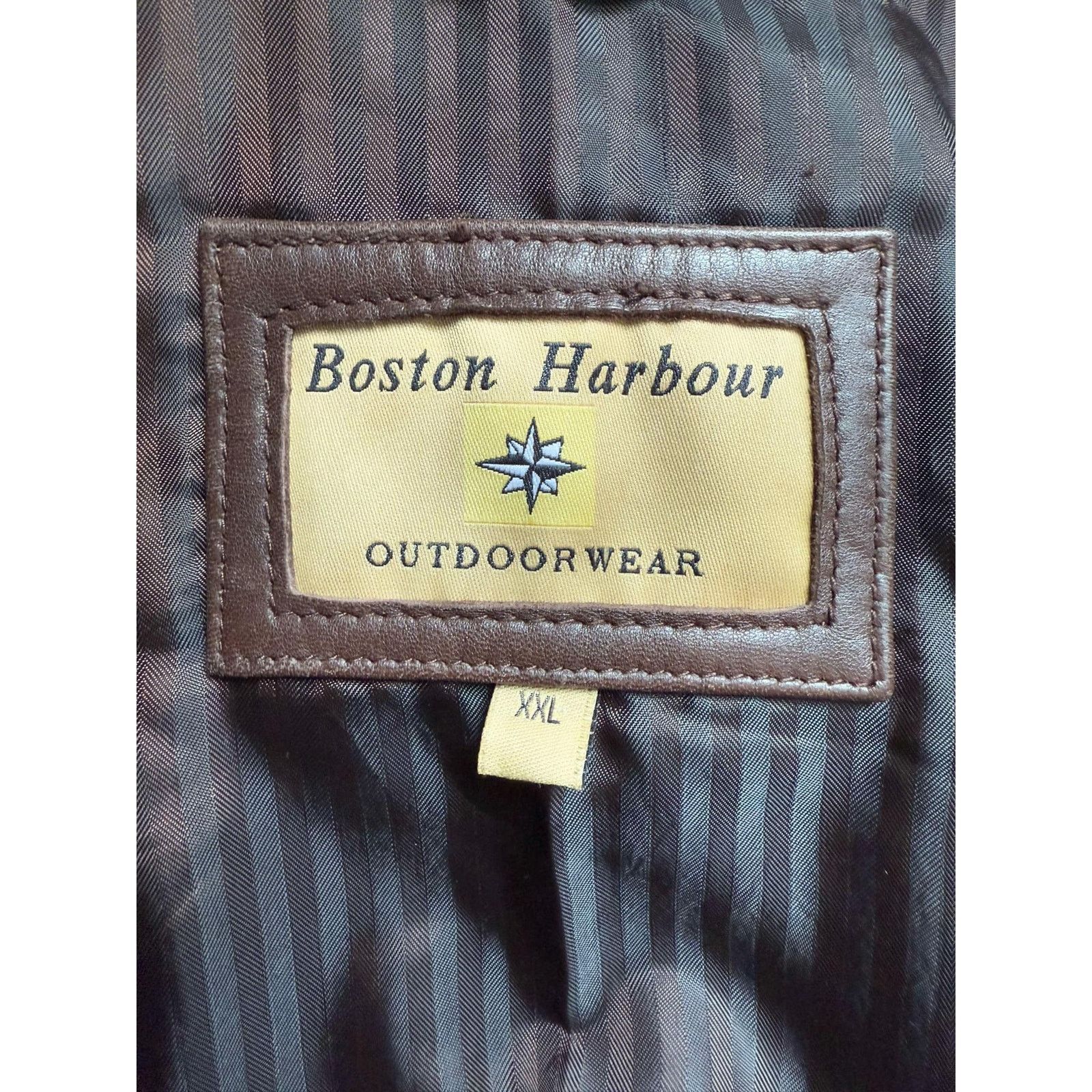 Other Boston Harbour Outdoor Genuine Leather Jacket Brown Mens XXL Size US XXL / EU 58 / 5 - 3 Thumbnail